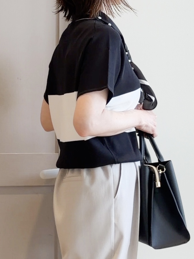 yamakoさんの「grove｜【シリーズ累計36万枚！名品ニット】やわらかドライタッチ ドルマンニット」を使ったコーディネート