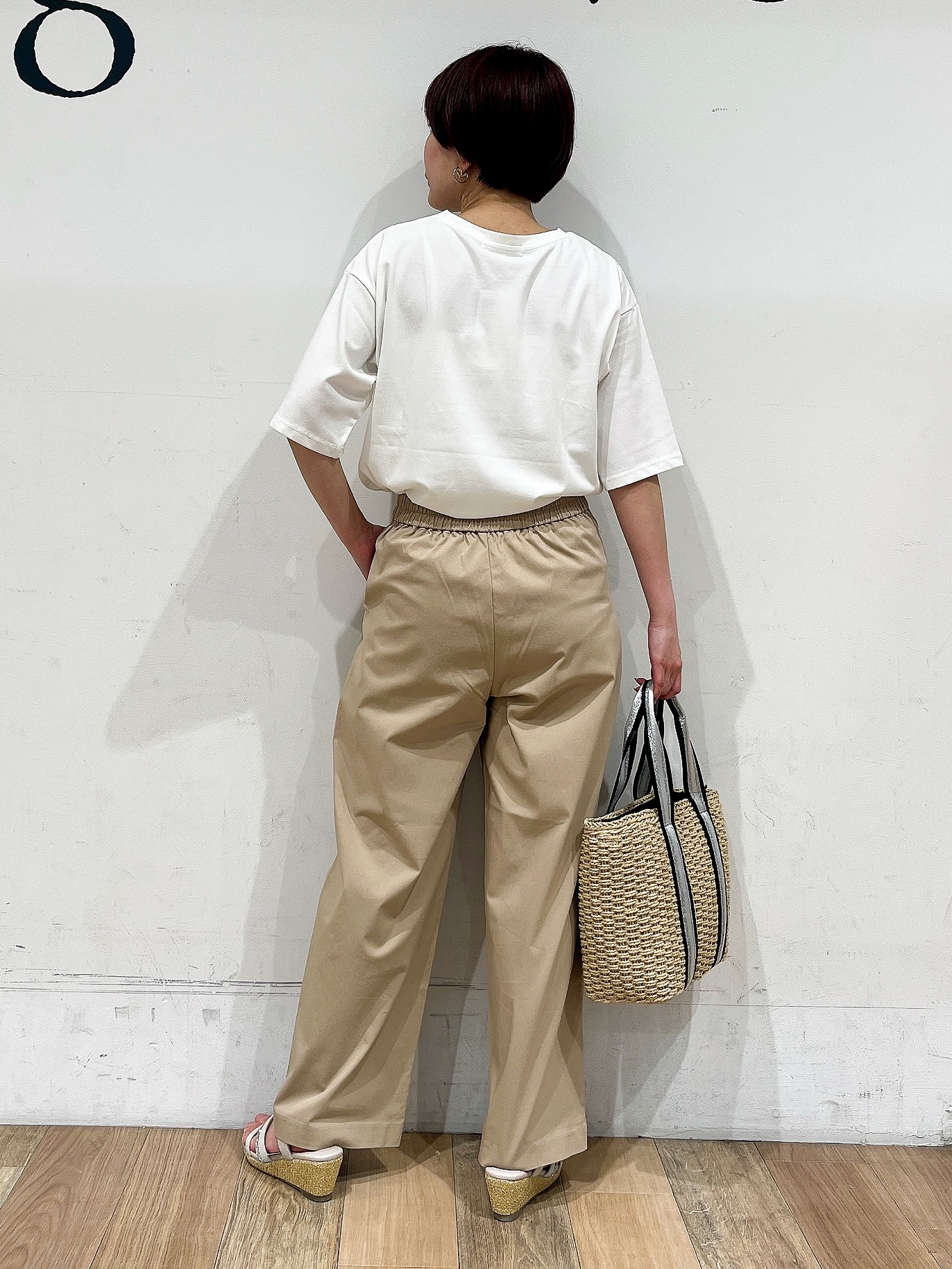 山さんさんの「grove｜高評価！【洗える/名品】大人の透け感、シアーカーディガン」を使ったコーディネート