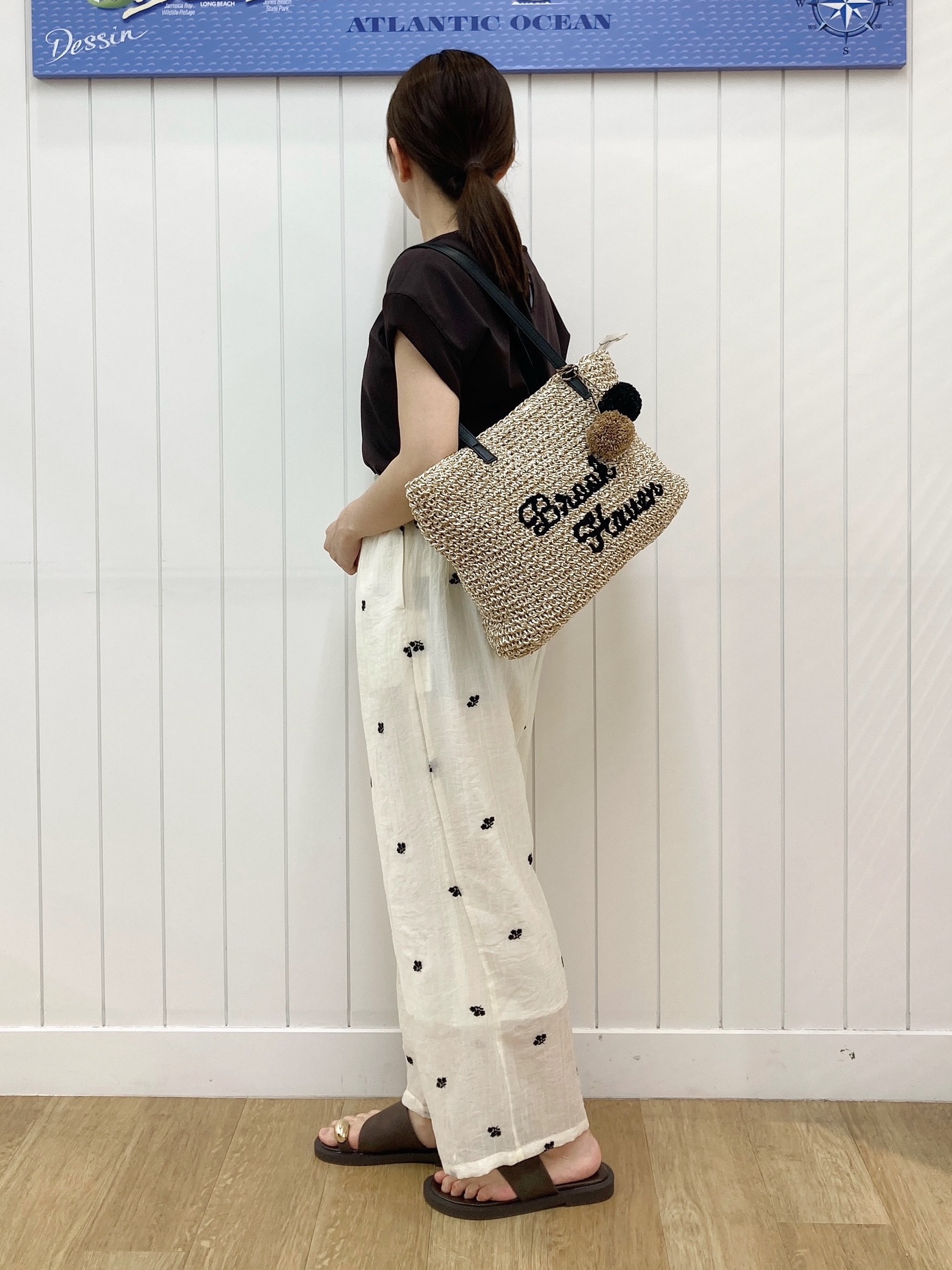 yoshiさんの「Dessin｜【UVカット/接触冷感】美光沢カットソー」を使ったコーディネート