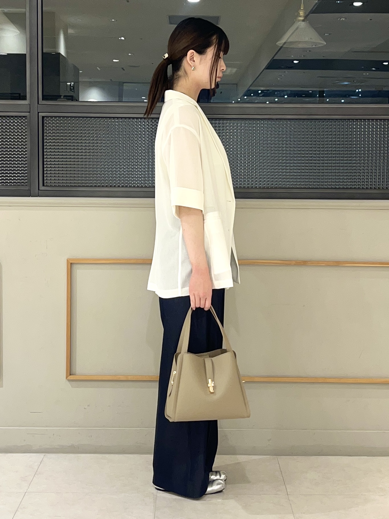 kumiさんの「INDIVI｜【日本製】ビスチェインナータンクトップ」を使ったコーディネート