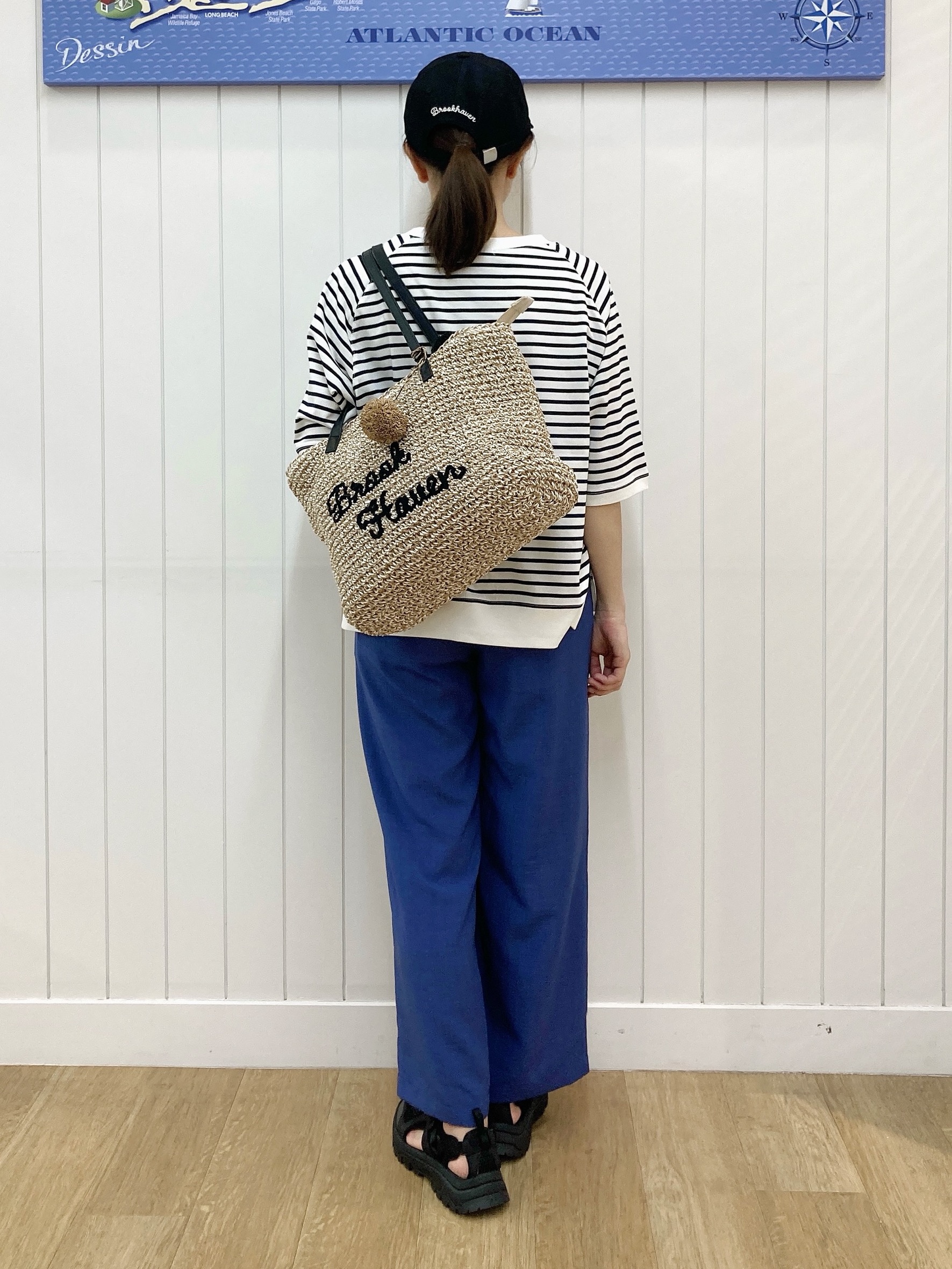 yoshiさんの「Dessin｜【UVカット/接触冷感】フォルムカットソー5分袖」を使ったコーディネート