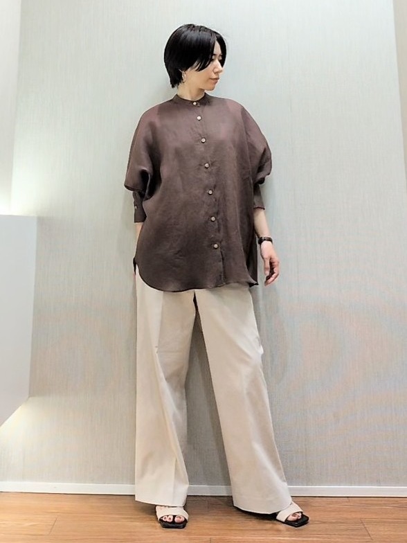 ミズタさんの「UNTITLED｜【麻100】リネンドルマンシャツ」を使ったコーディネート