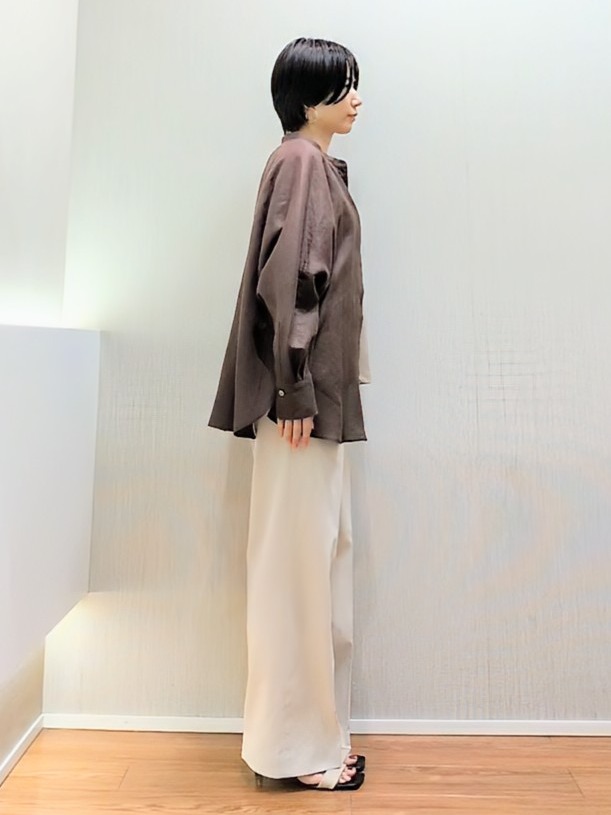 ミズタさんの「UNTITLED｜【麻100】リネンドルマンシャツ」を使ったコーディネート