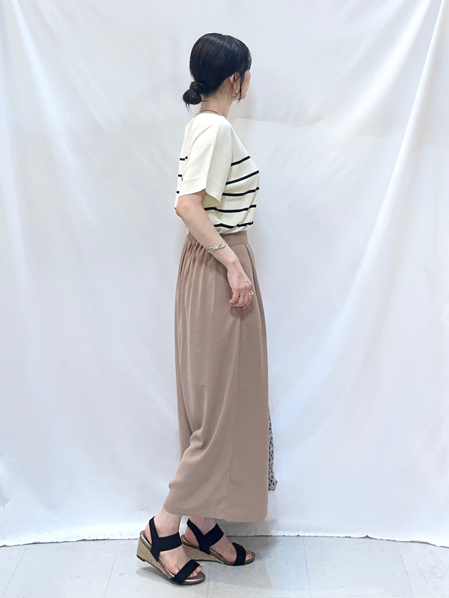 𝐇𝐢𝐫𝐨𝐦𝐢さんの「SHOO･LA･RUE｜【高レビュー/洗濯機可/セットアップ可】軽凛(かろりん) 半袖ジャケット」を使ったコーディネート