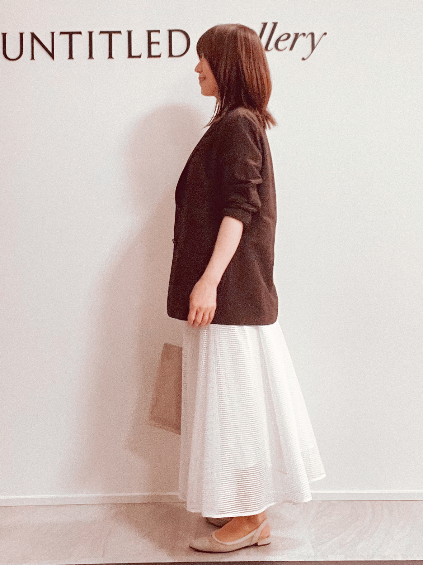 めいさんの「UNTITLED｜【11色展開/体型カバー】前後2WAYフレンチスリーブニット」を使ったコーディネート