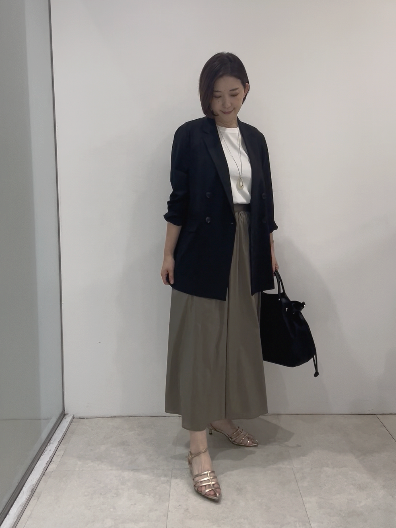 まどかさんの「UNTITLED｜【ステンレスチェーン】ティアーズネックレス」を使ったコーディネート