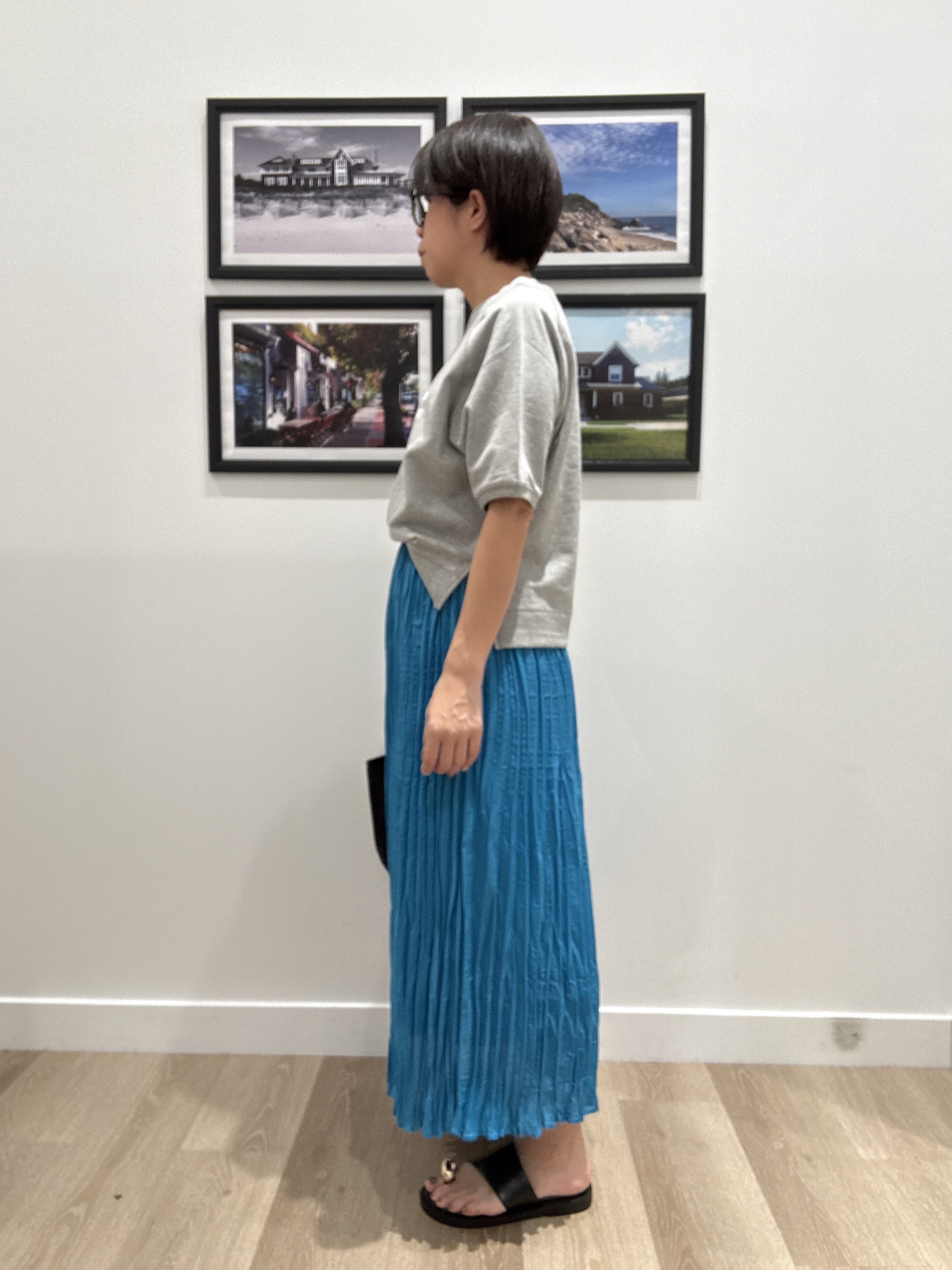Naoさんの「Dessin｜【洗える】フロッキーロゴ裏毛プルオーバー」を使ったコーディネート