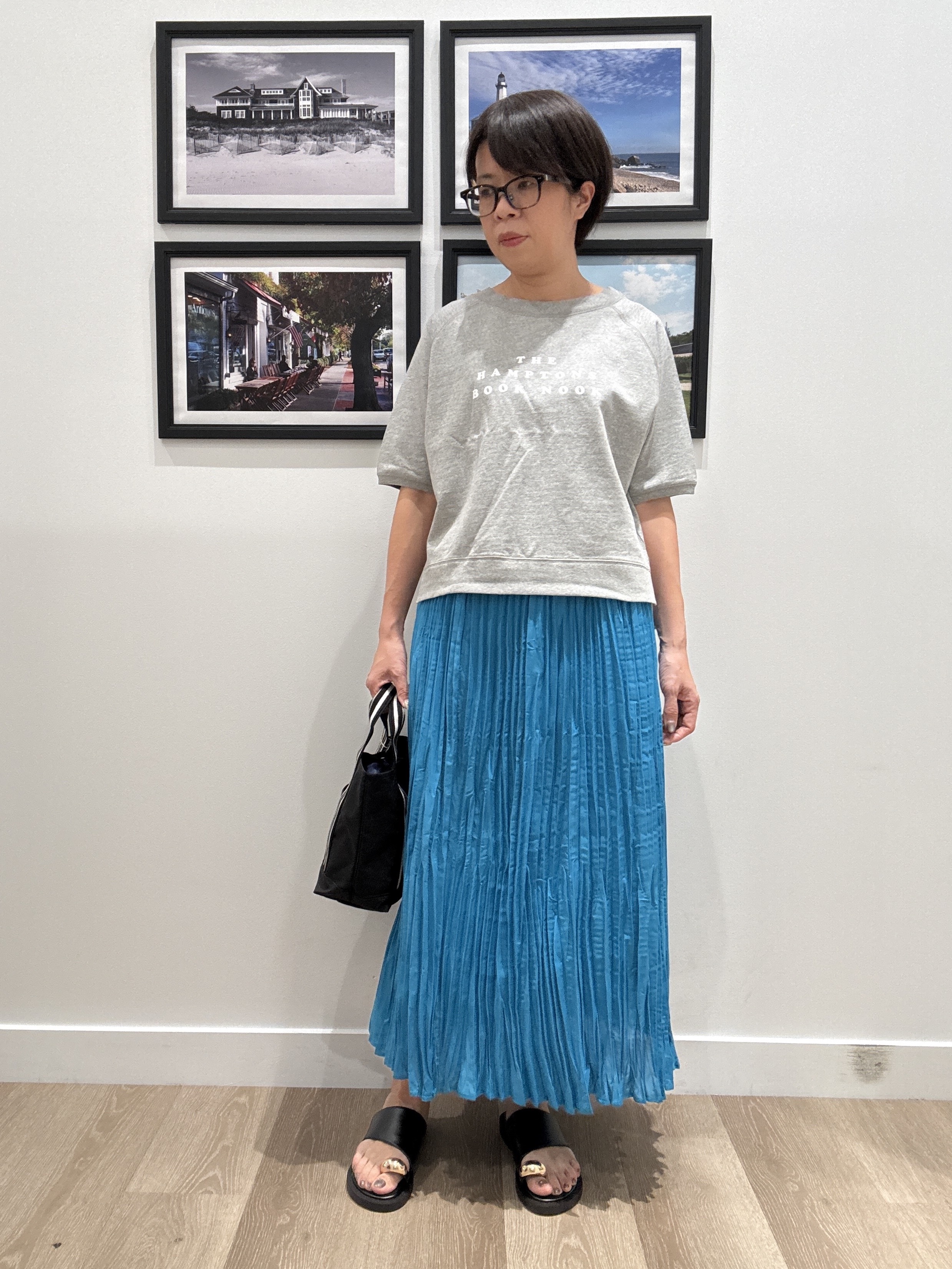 Naoさんの「Dessin｜【洗える】フロッキーロゴ裏毛プルオーバー」を使ったコーディネート