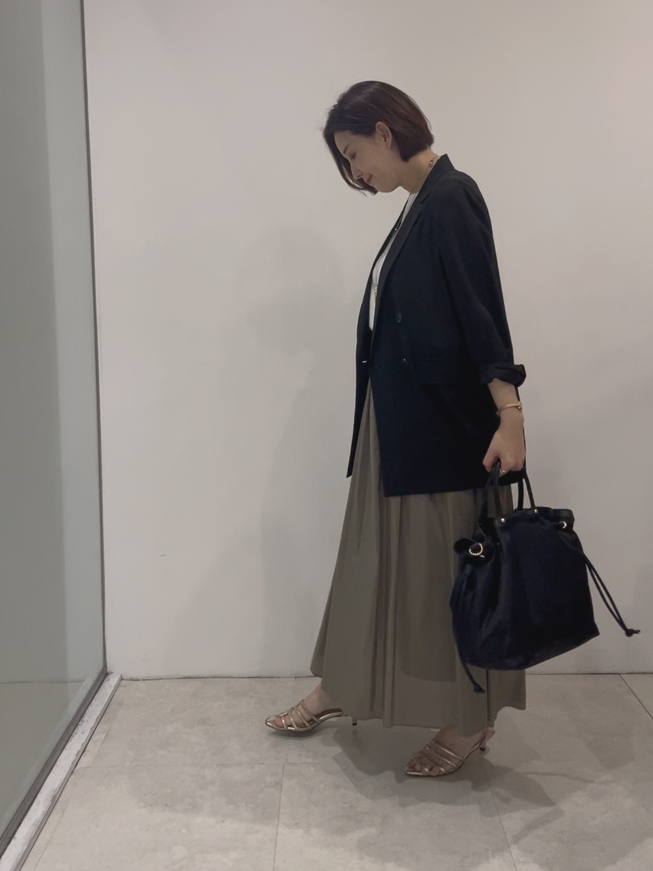 まどかさんの「UNTITLED｜【ステンレスチェーン】ティアーズネックレス」を使ったコーディネート