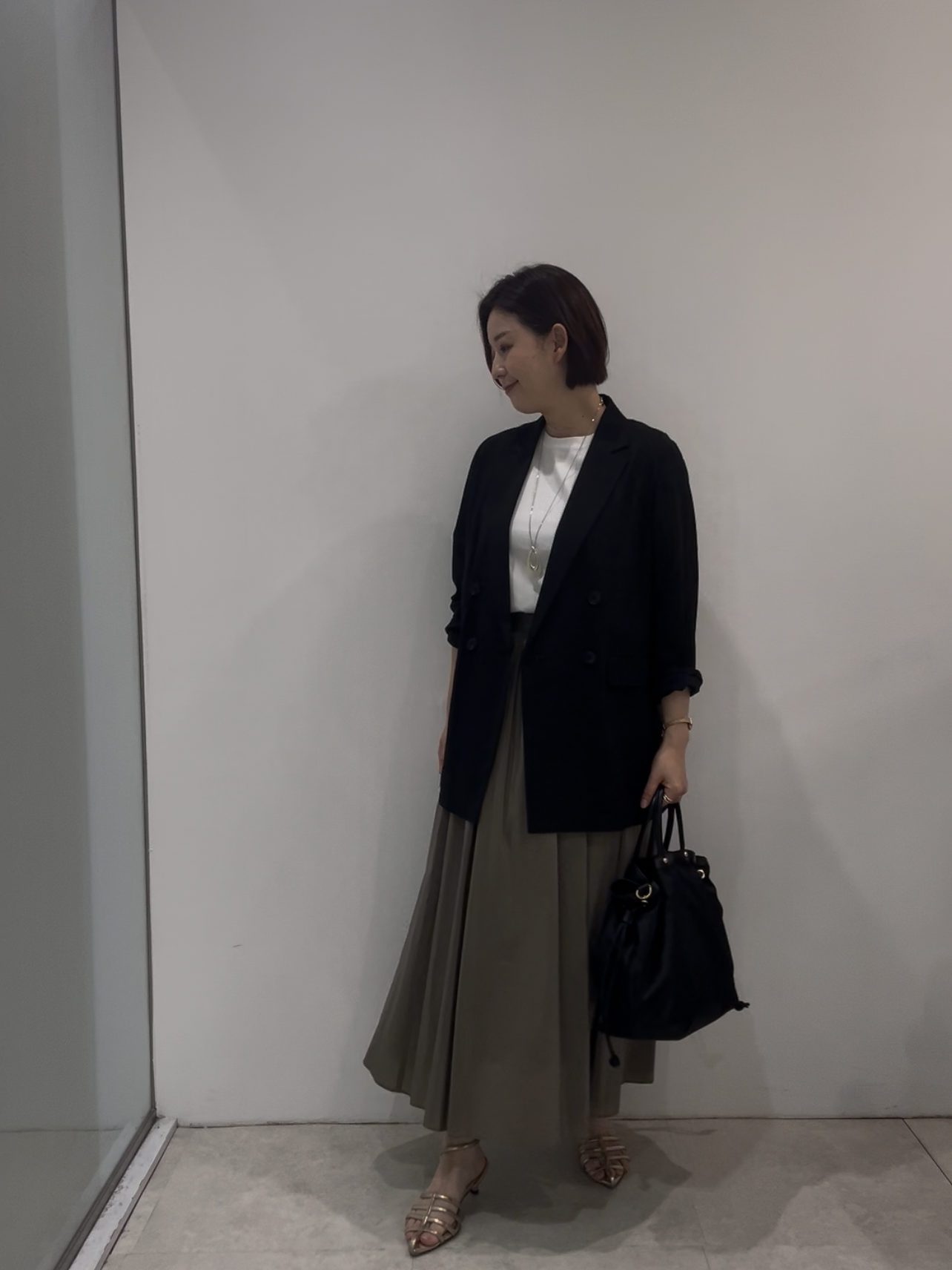 まどかさんの「UNTITLED｜【ステンレスチェーン】ティアーズネックレス」を使ったコーディネート