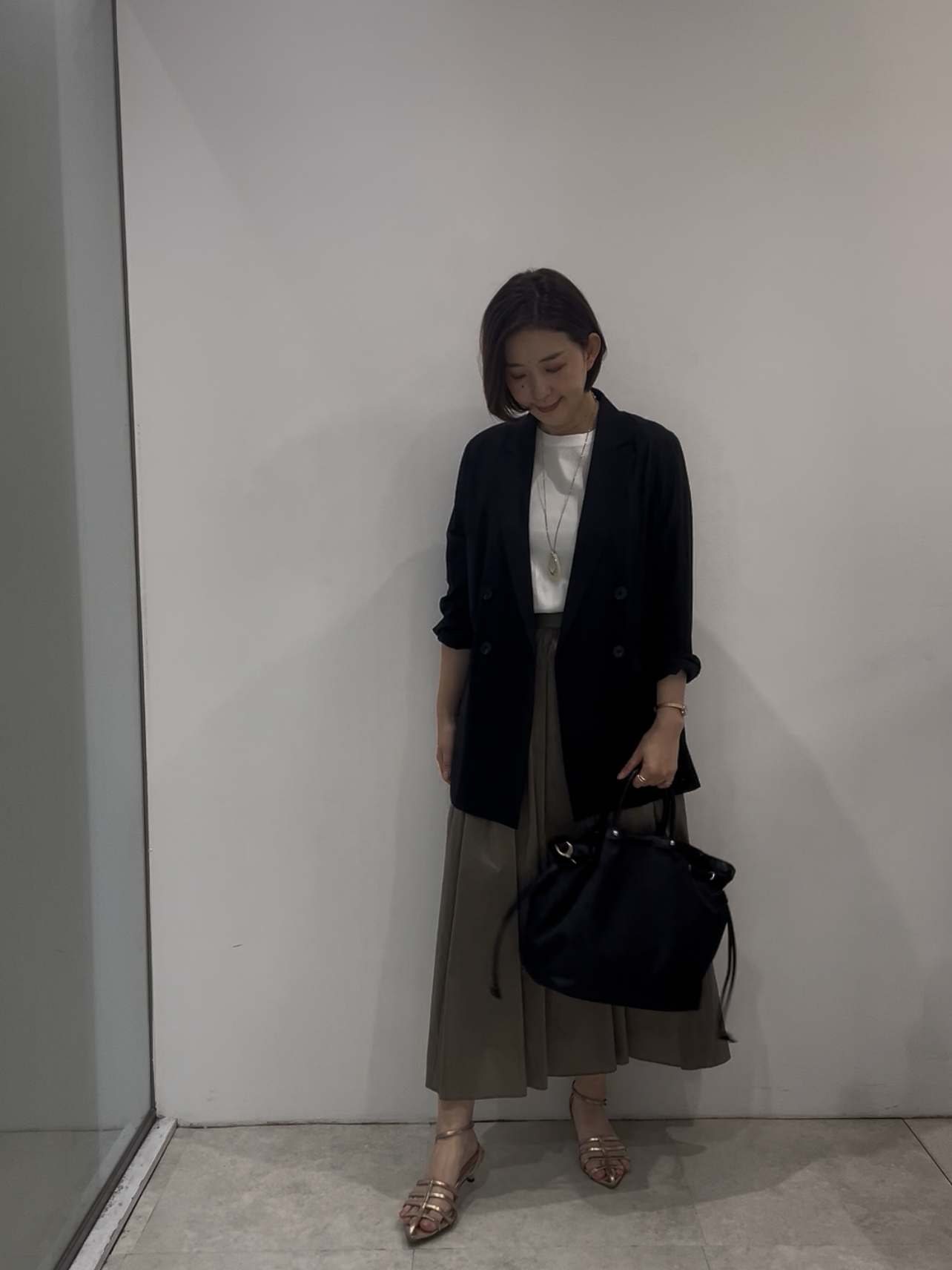 まどかさんの「UNTITLED｜【ステンレスチェーン】ティアーズネックレス」を使ったコーディネート