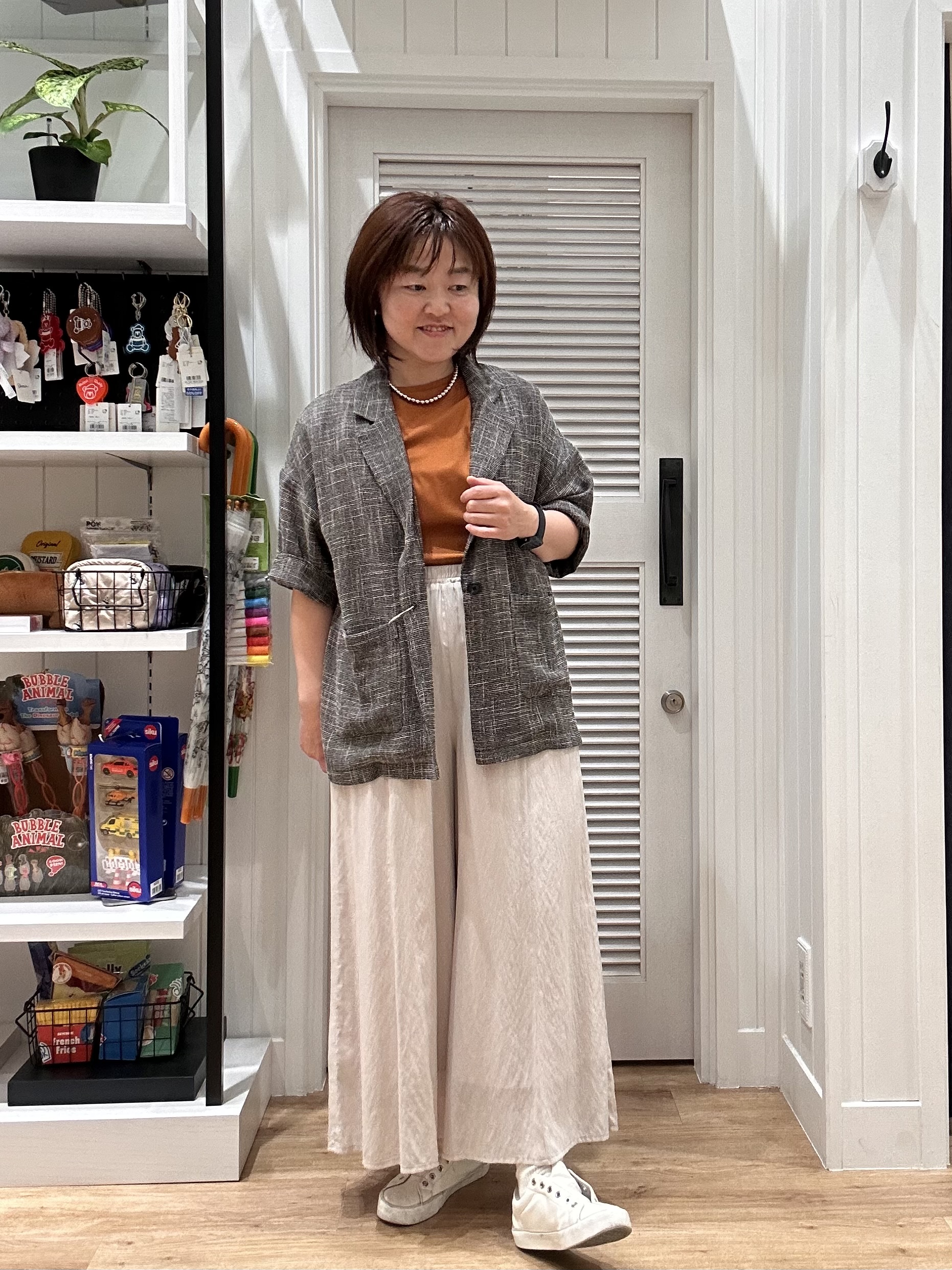 Aiさんの「Dessin｜【洗える】エアリーテーラードジャケット」を使ったコーディネート