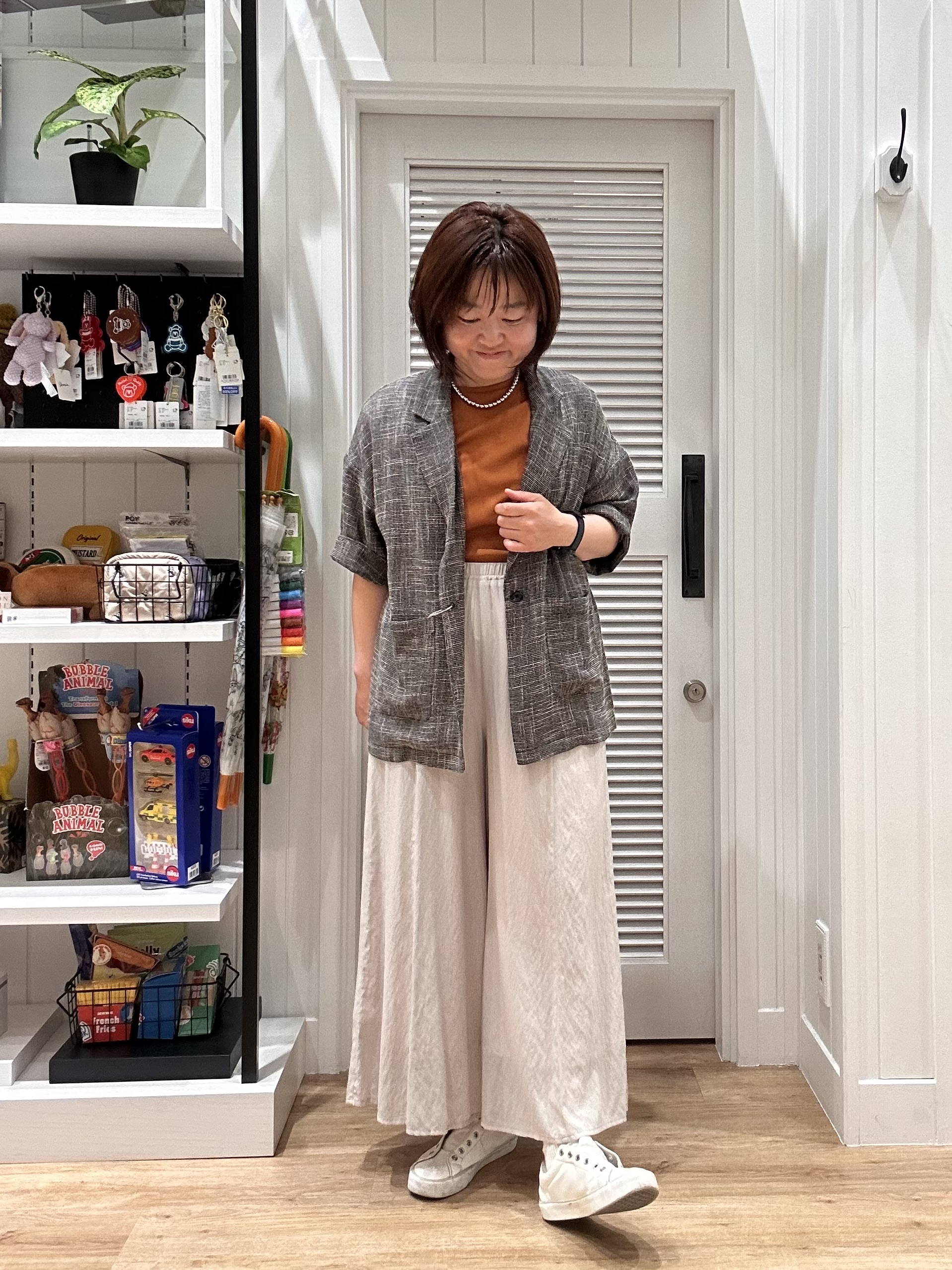 Aiさんの「Dessin｜【洗える】エアリーテーラードジャケット」を使ったコーディネート