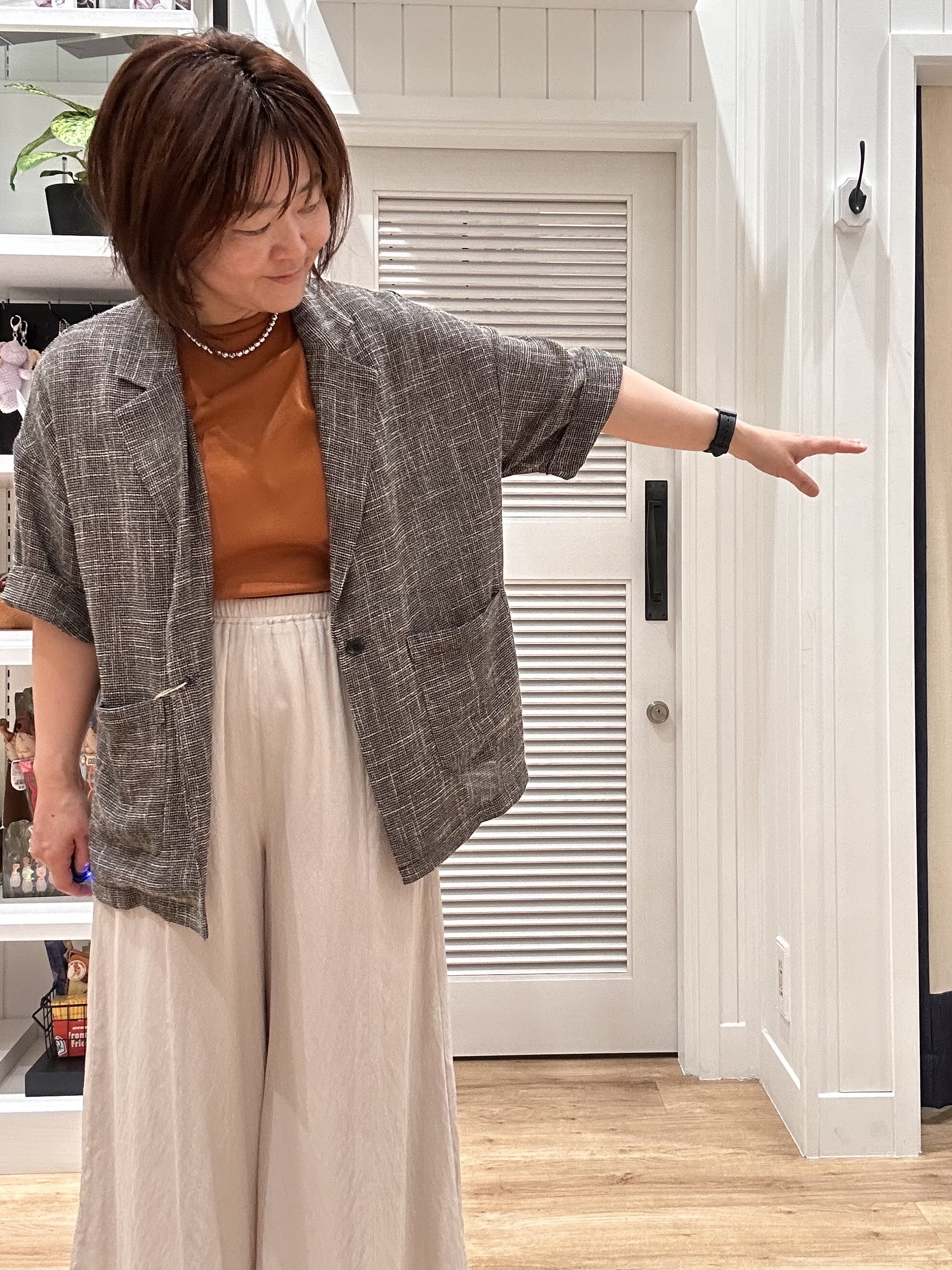 Aiさんの「Dessin｜【洗える】エアリーテーラードジャケット」を使ったコーディネート