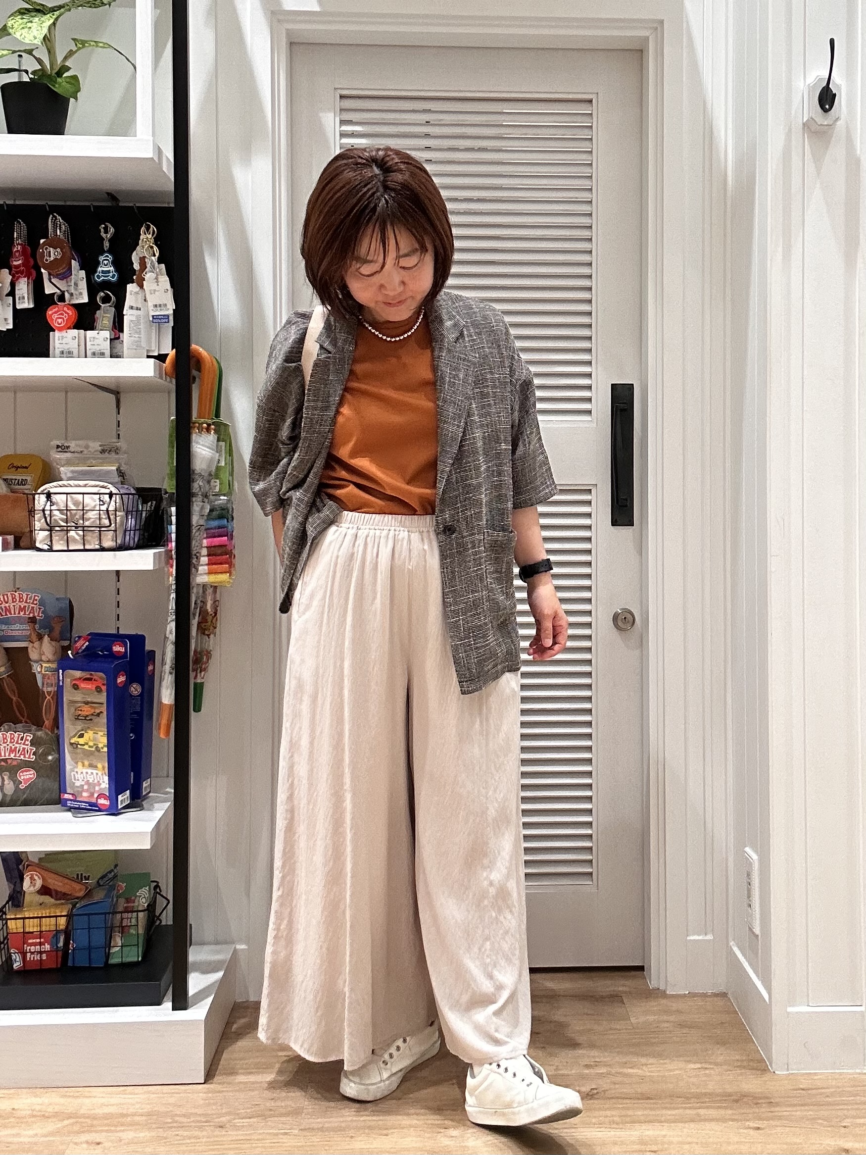 Aiさんの「Dessin｜【洗える】エアリーテーラードジャケット」を使ったコーディネート