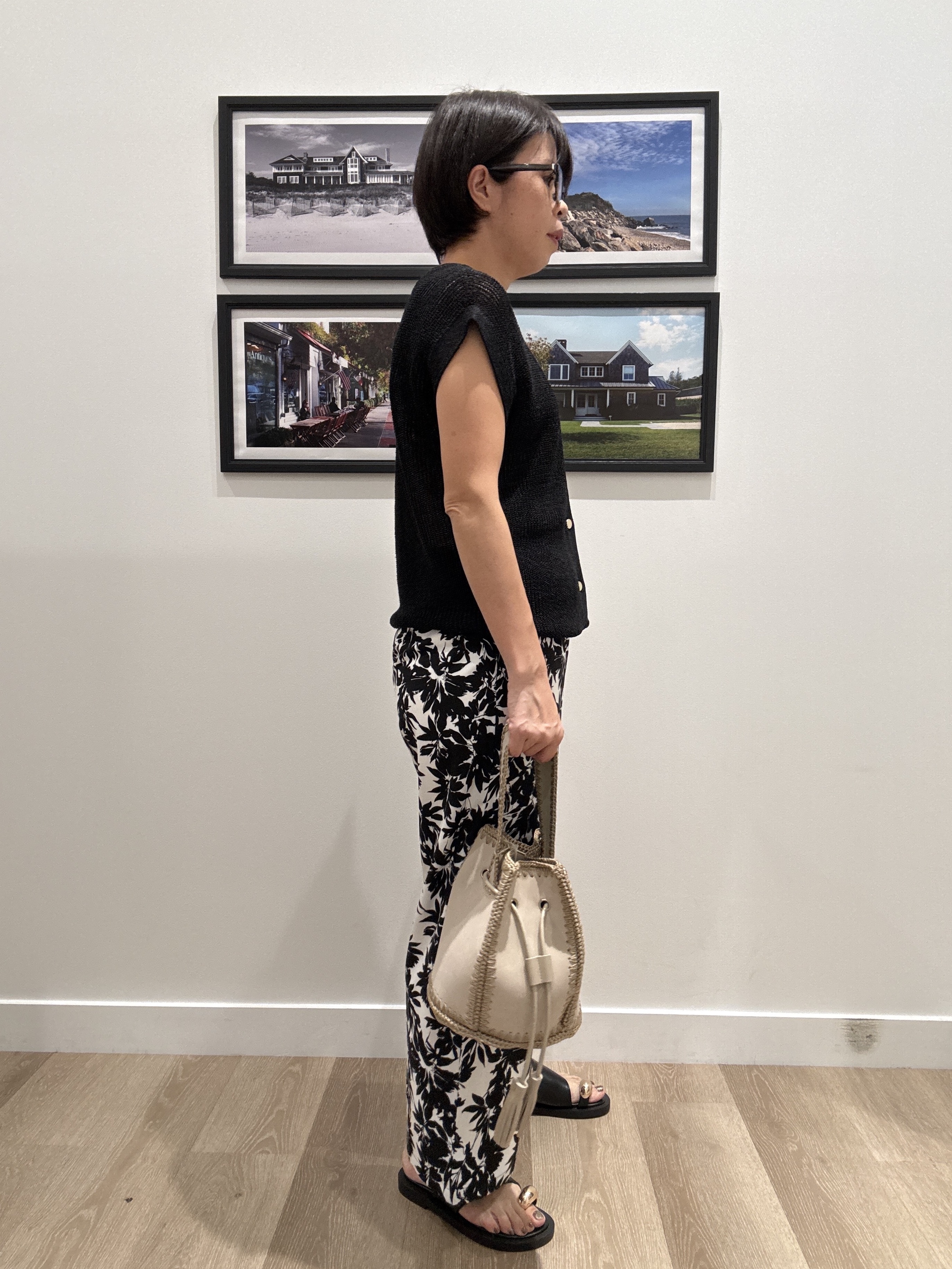 Naoさんの「Dessin｜【洗える】ジョーゼットノースリーブ」を使ったコーディネート