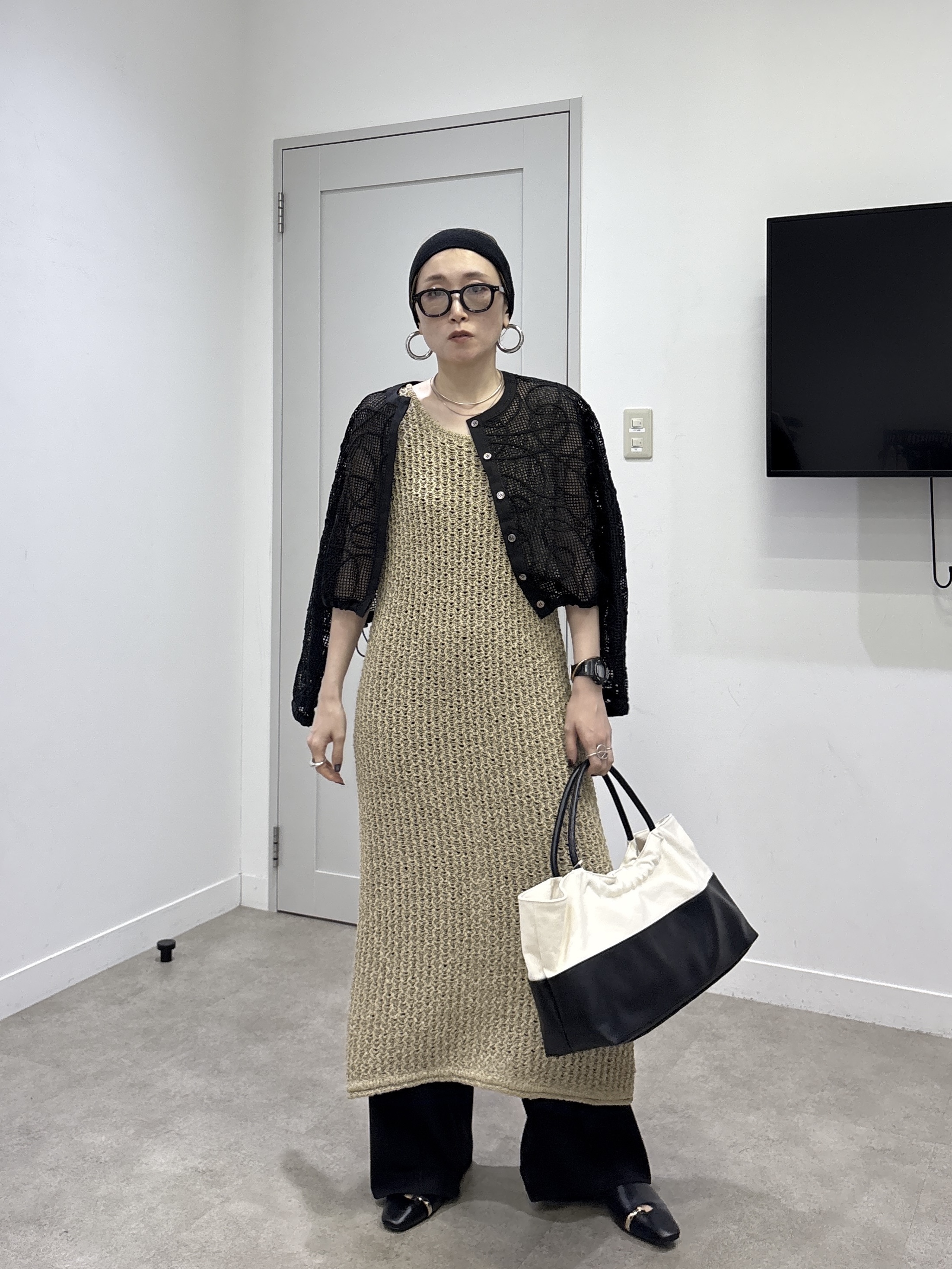 kotakiさんの「INDIVI｜アートメッシュブルゾン」を使ったコーディネート