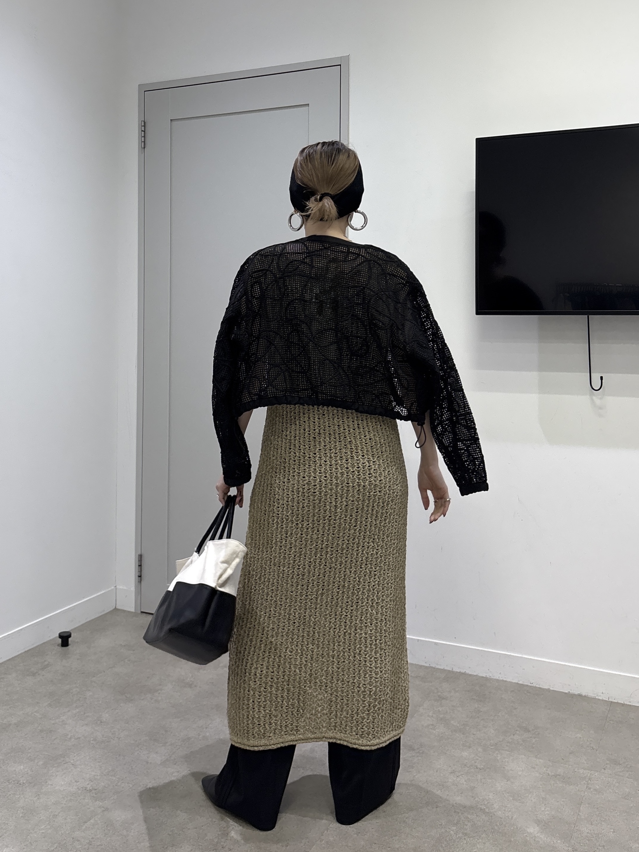 kotakiさんの「INDIVI｜アートメッシュブルゾン」を使ったコーディネート