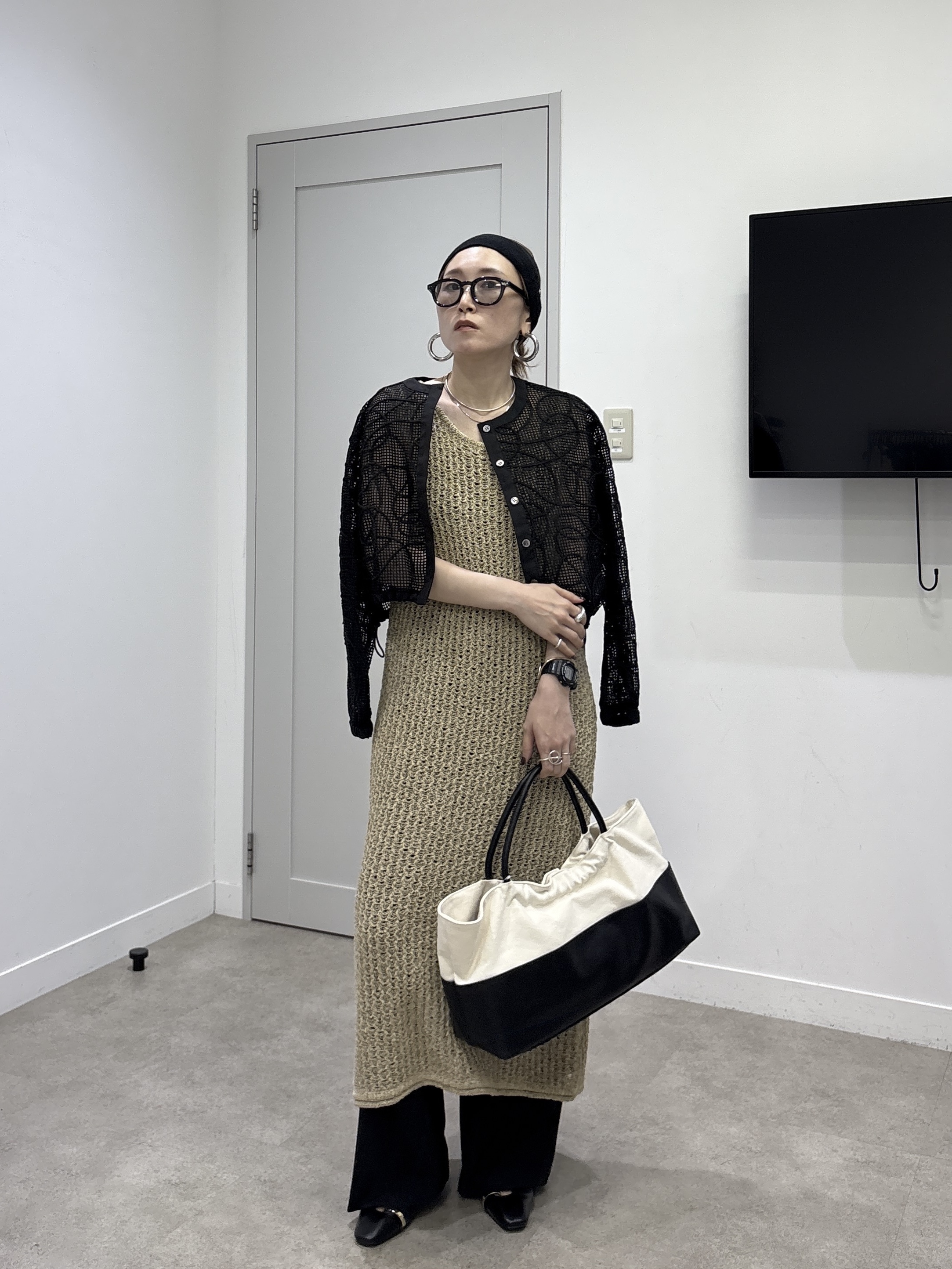 kotakiさんの「INDIVI｜アートメッシュブルゾン」を使ったコーディネート