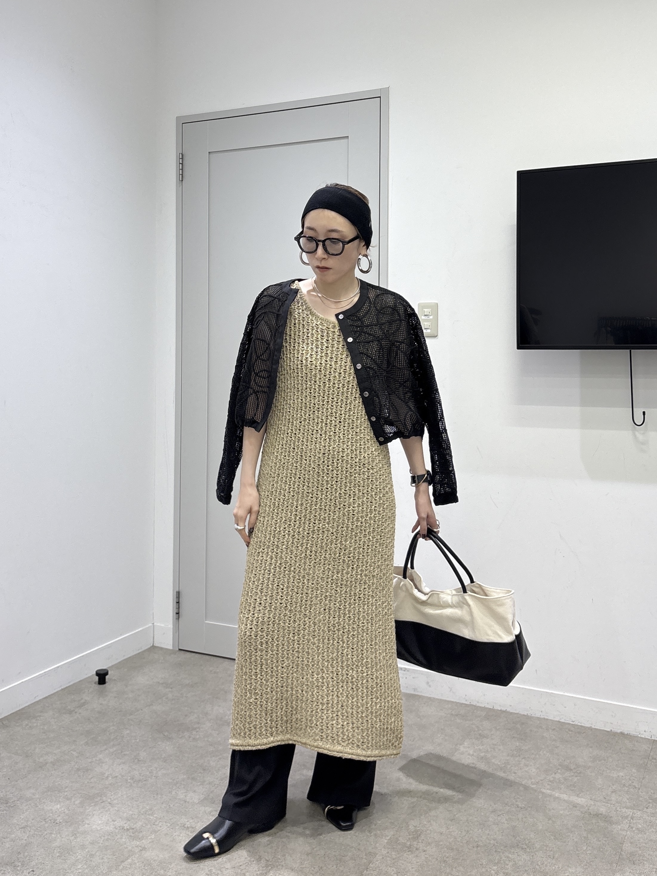 kotakiさんの「INDIVI｜アートメッシュブルゾン」を使ったコーディネート