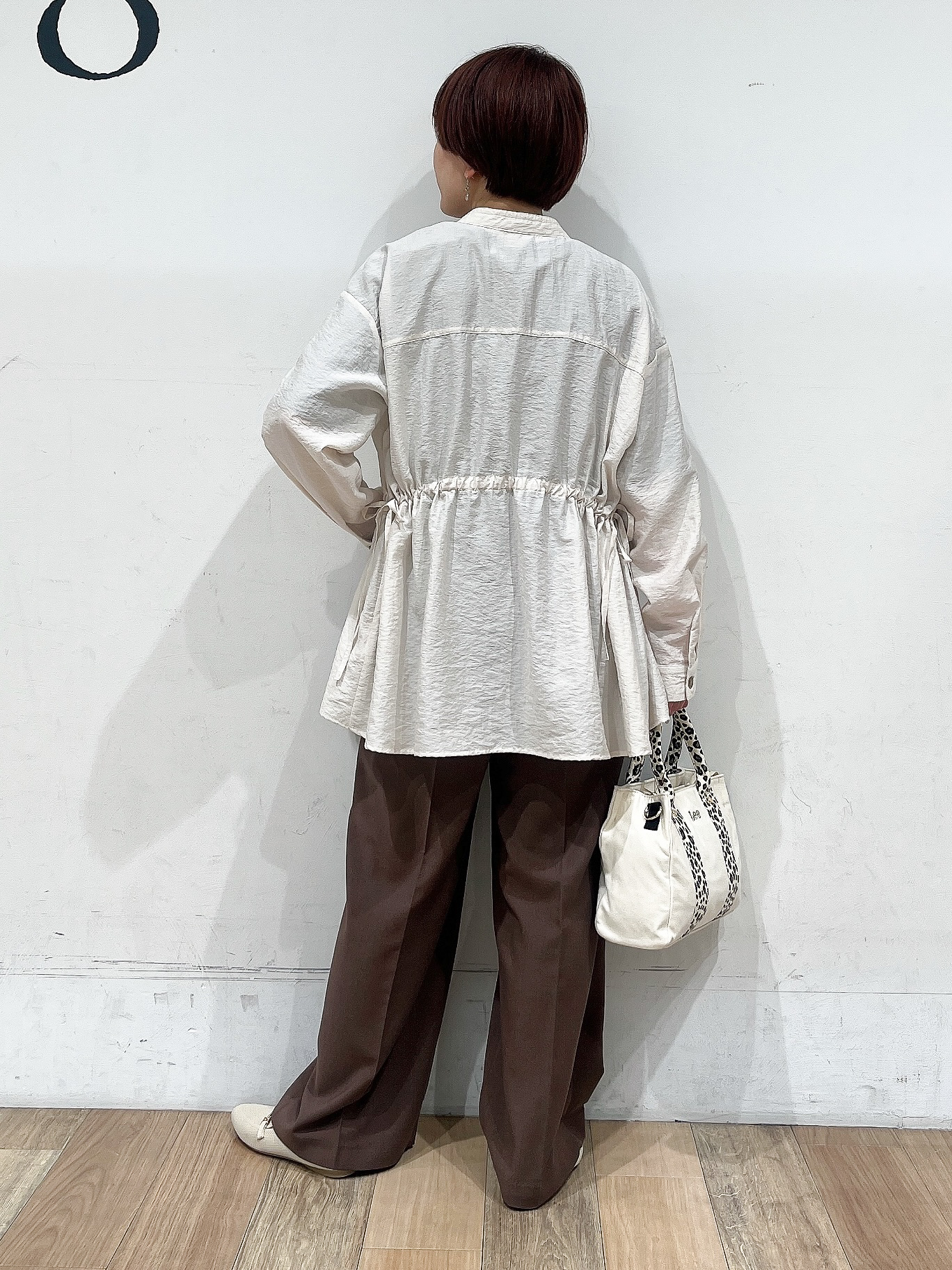 山さんさんの「grove｜【UVカット/接触冷感】プリントアソート5分袖Tシャツ」を使ったコーディネート