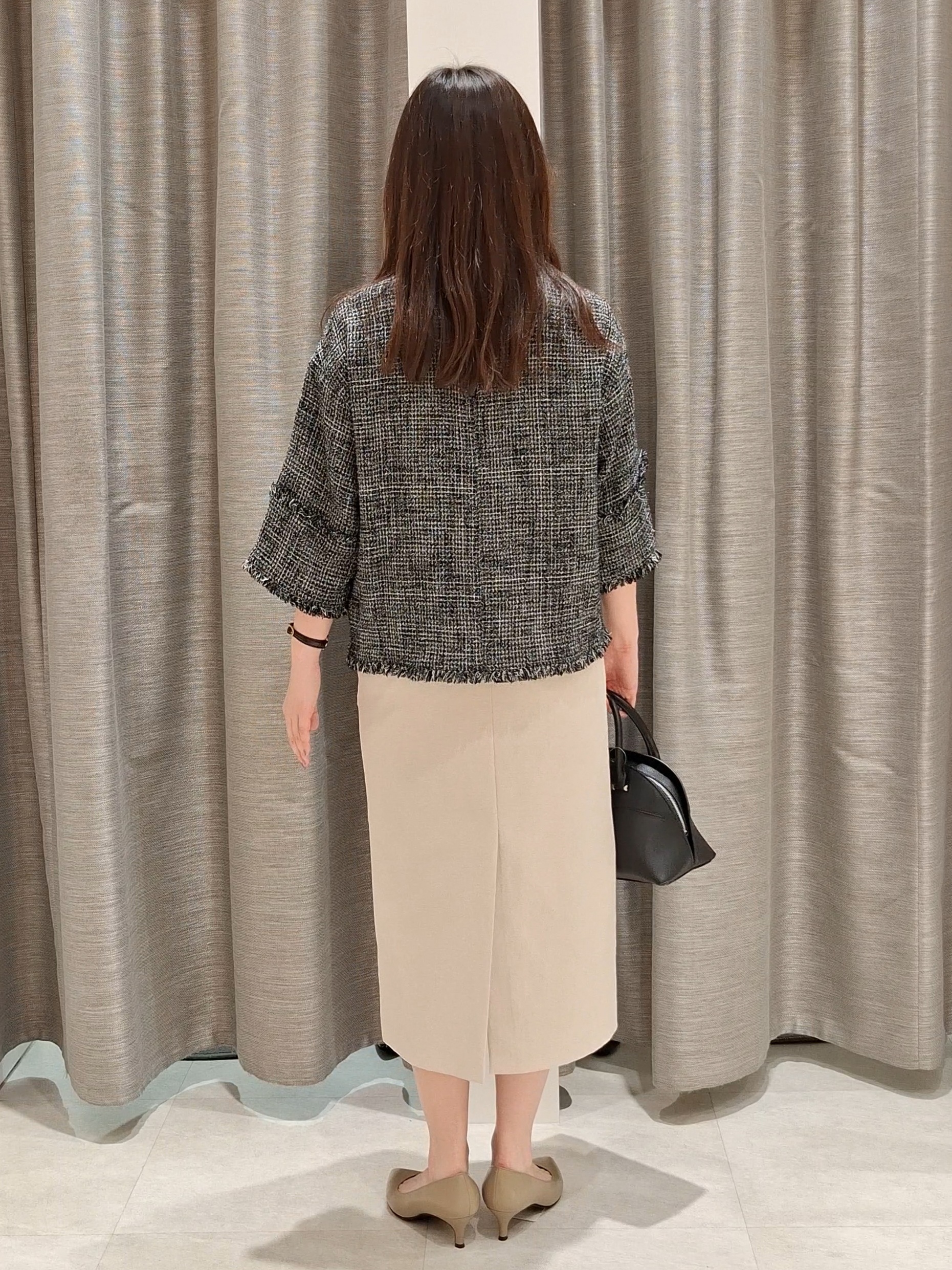 YuKaRiさんの「UNTITLED｜◆ドライミックスツィードブラウス」を使ったコーディネート