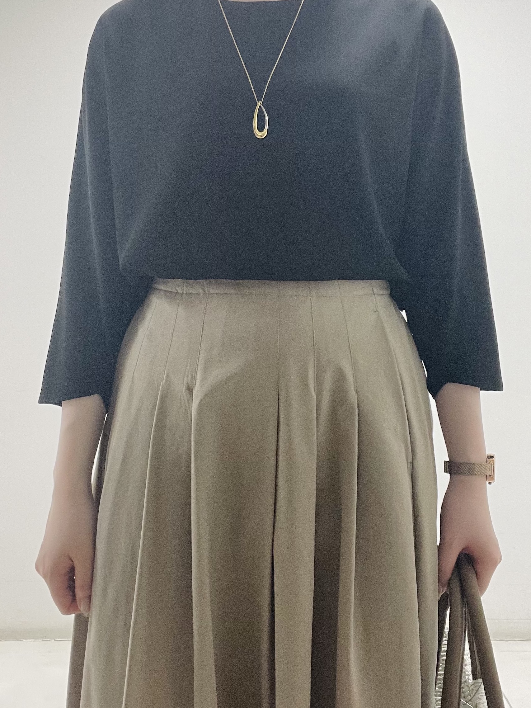 mさんの「INDIVI｜【接触冷感／透湿／着る日傘】ドルマントップス」を使ったコーディネート