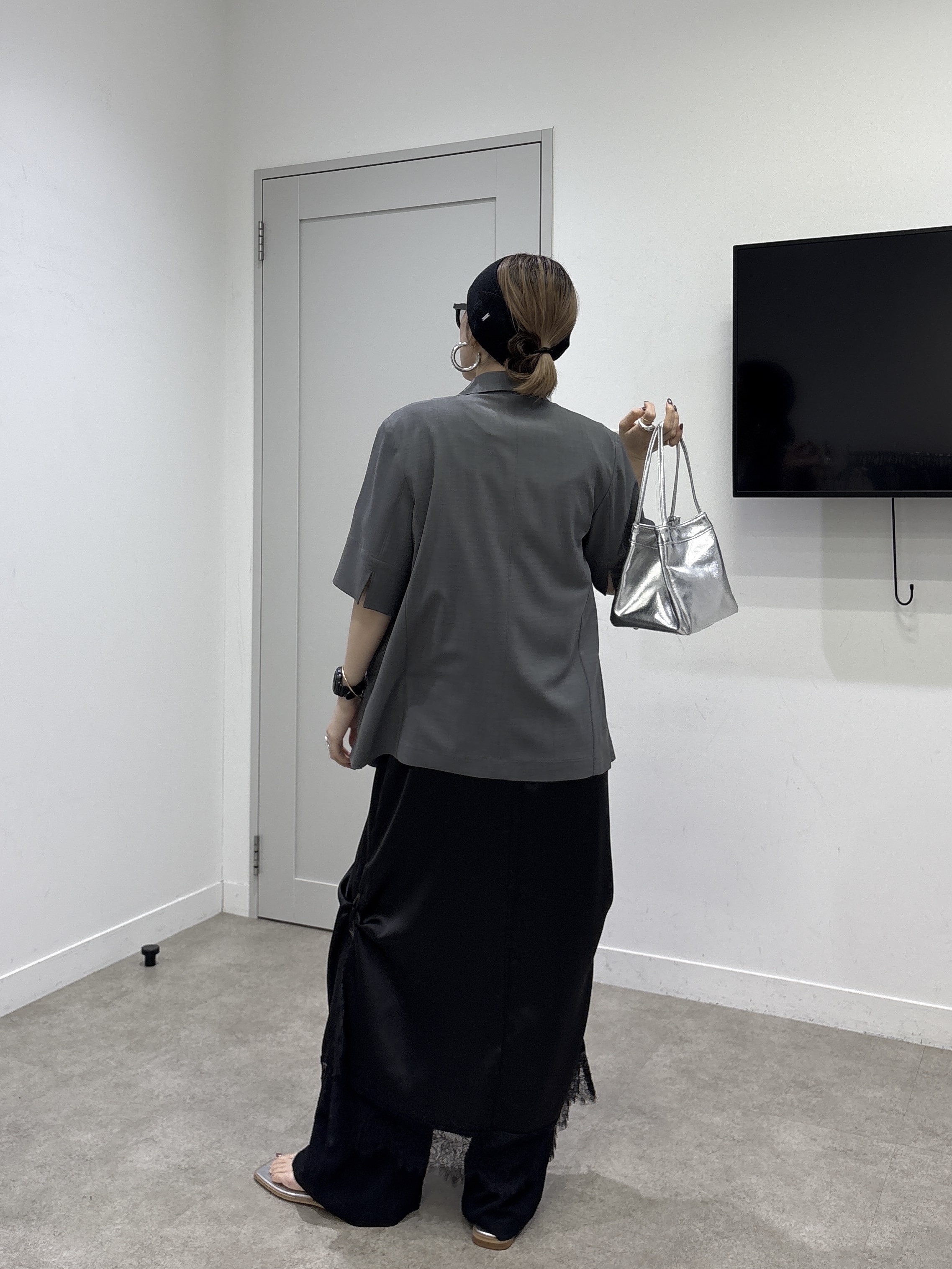kotakiさんの「INDIVI｜Comfy SET UP｜ハーフスリーブジャケット【セットアップ対応／通勤／接触冷感／UVカット】」を使ったコーディネート