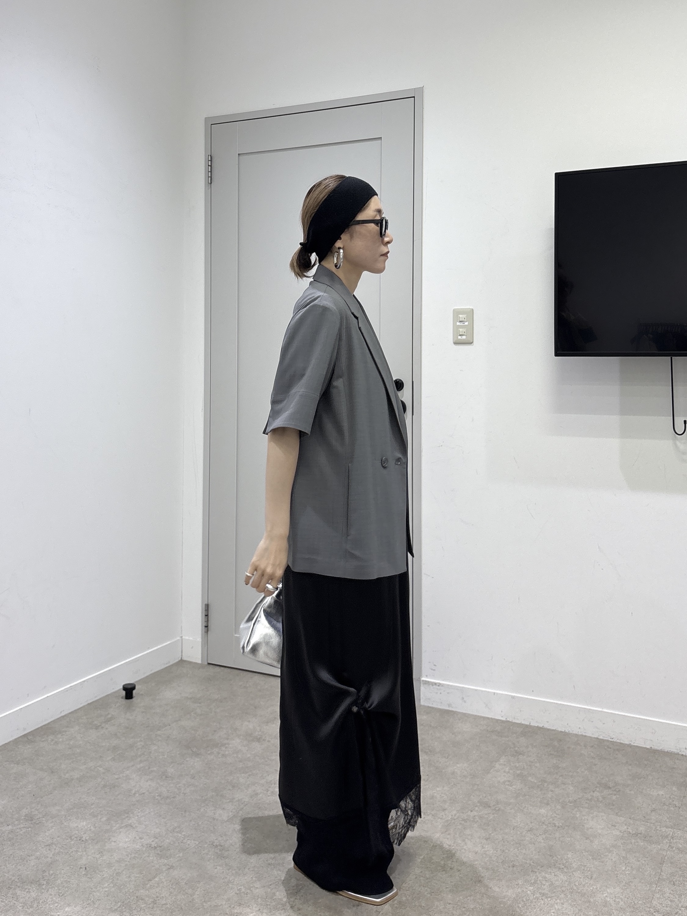 kotakiさんの「INDIVI｜Comfy SET UP｜ハーフスリーブジャケット【セットアップ対応／通勤／接触冷感／UVカット】」を使ったコーディネート
