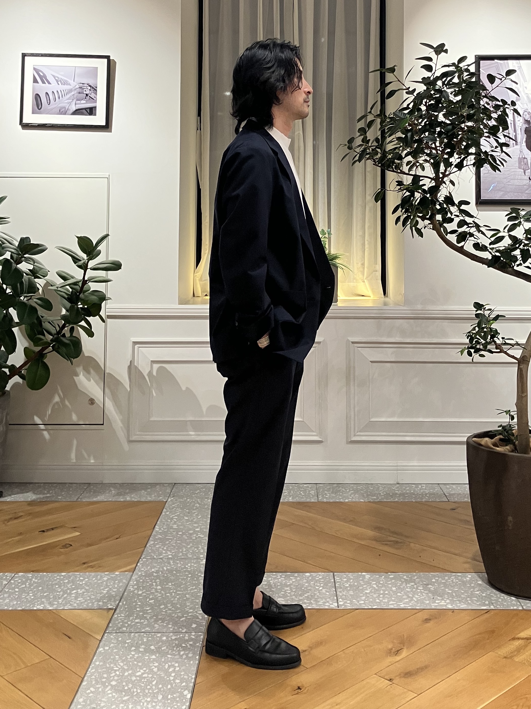 junyaさんの「DRESSTERIOR｜【セットアップ可】クールタッチ クイックドライ イージージャケット」を使ったコーディネート