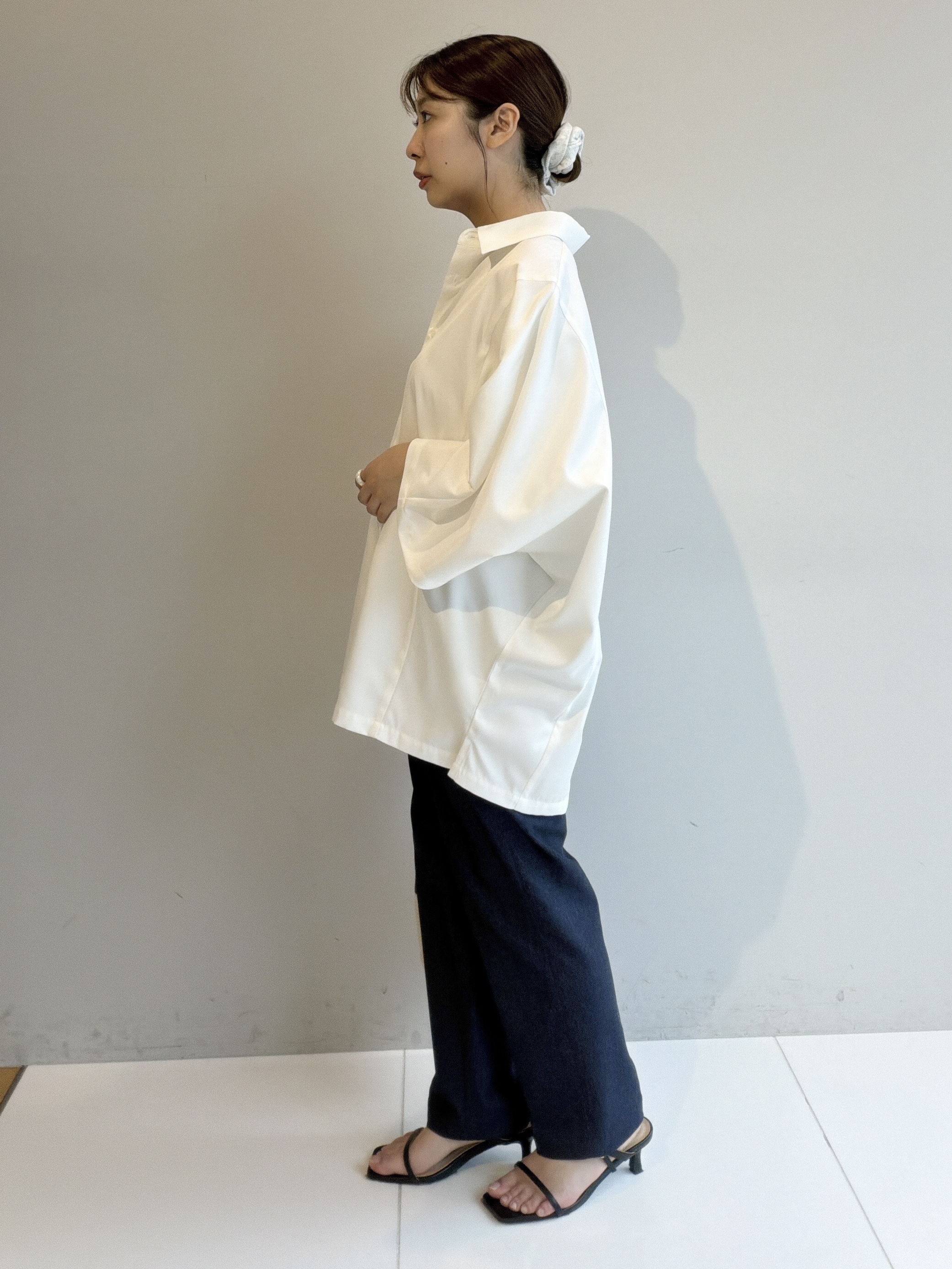 abeさんの「tk.TAKEO KIKUCHI｜【26SSイチオシ！】オーバーとろみグラデーションプリントシャツ/レギュラーカラー/さらっとタッチ」を使ったコーディネート