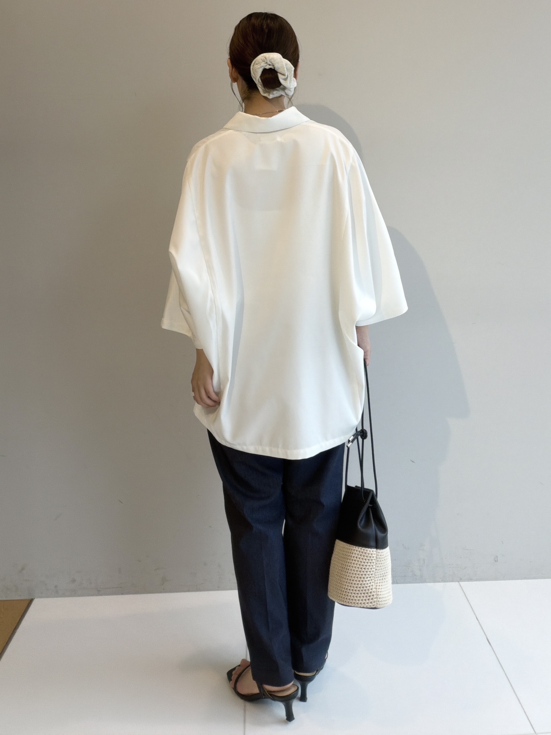 abeさんの「tk.TAKEO KIKUCHI｜【26SSイチオシ！】オーバーとろみグラデーションプリントシャツ/レギュラーカラー/さらっとタッチ」を使ったコーディネート