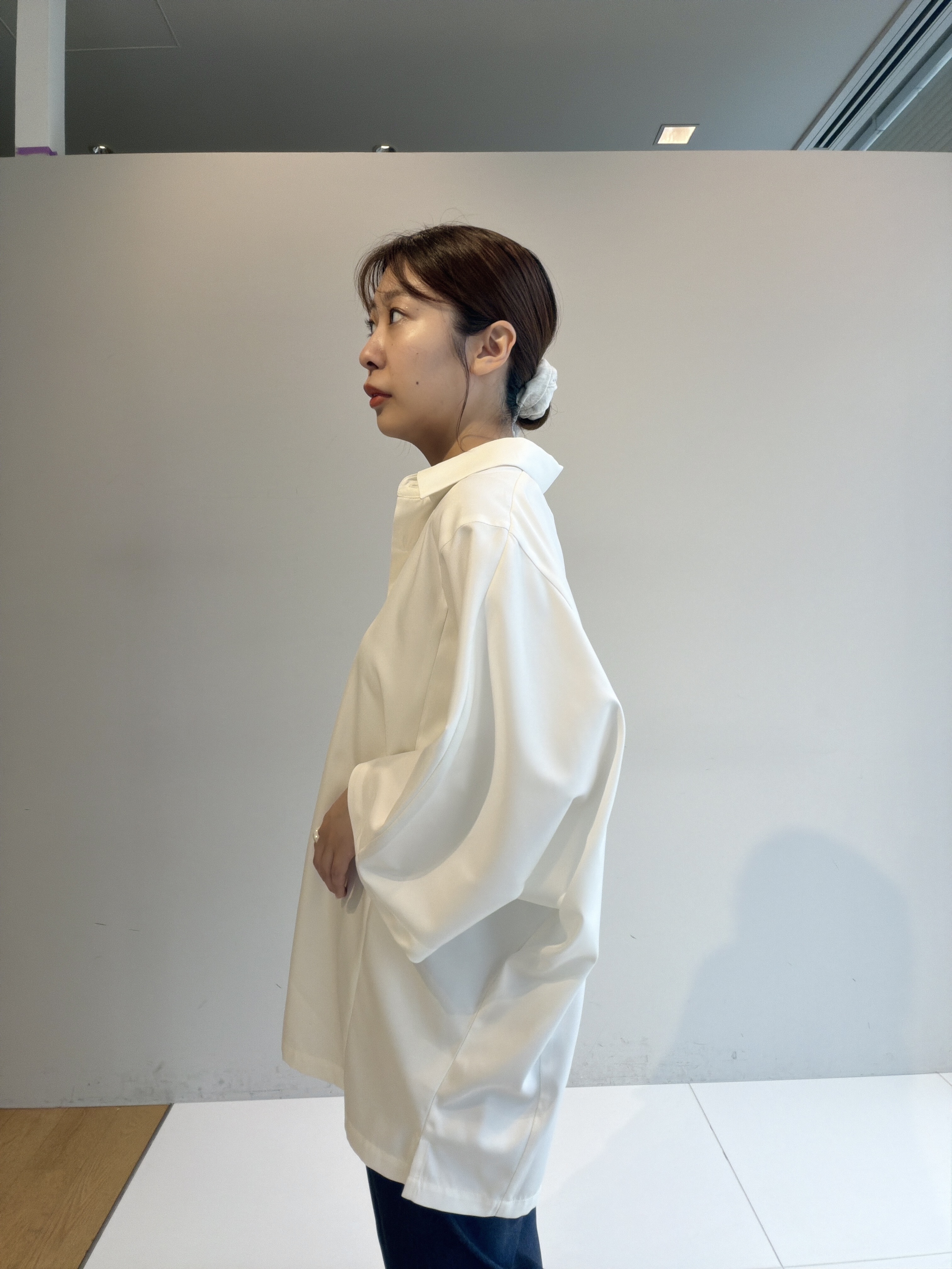 abeさんの「tk.TAKEO KIKUCHI｜【26SSイチオシ！】オーバーとろみグラデーションプリントシャツ/レギュラーカラー/さらっとタッチ」を使ったコーディネート