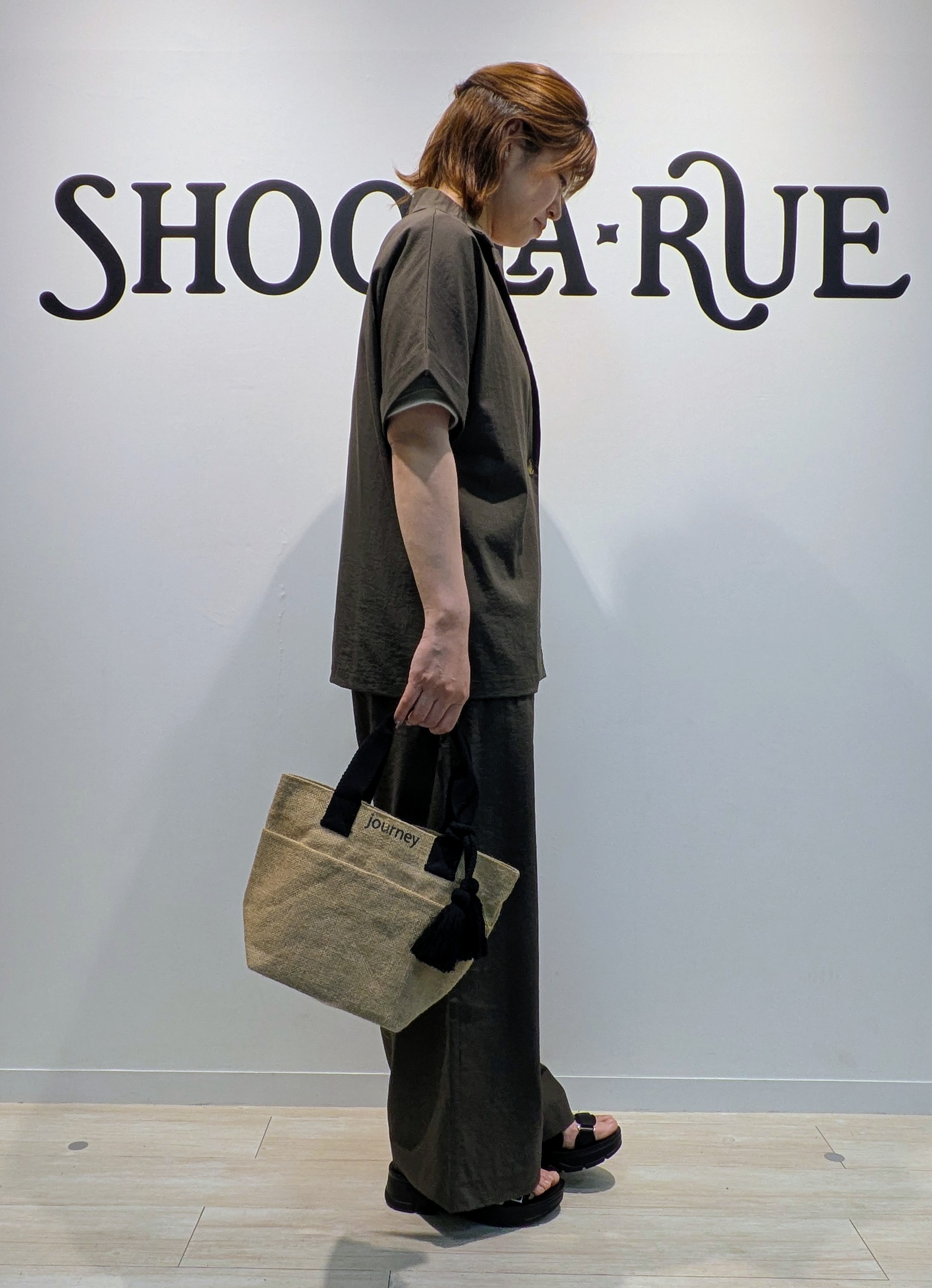 miniさんの「SHOO･LA･RUE｜【高レビュー/洗濯機可/セットアップ可】軽凛(かろりん) 半袖ジャケット」を使ったコーディネート