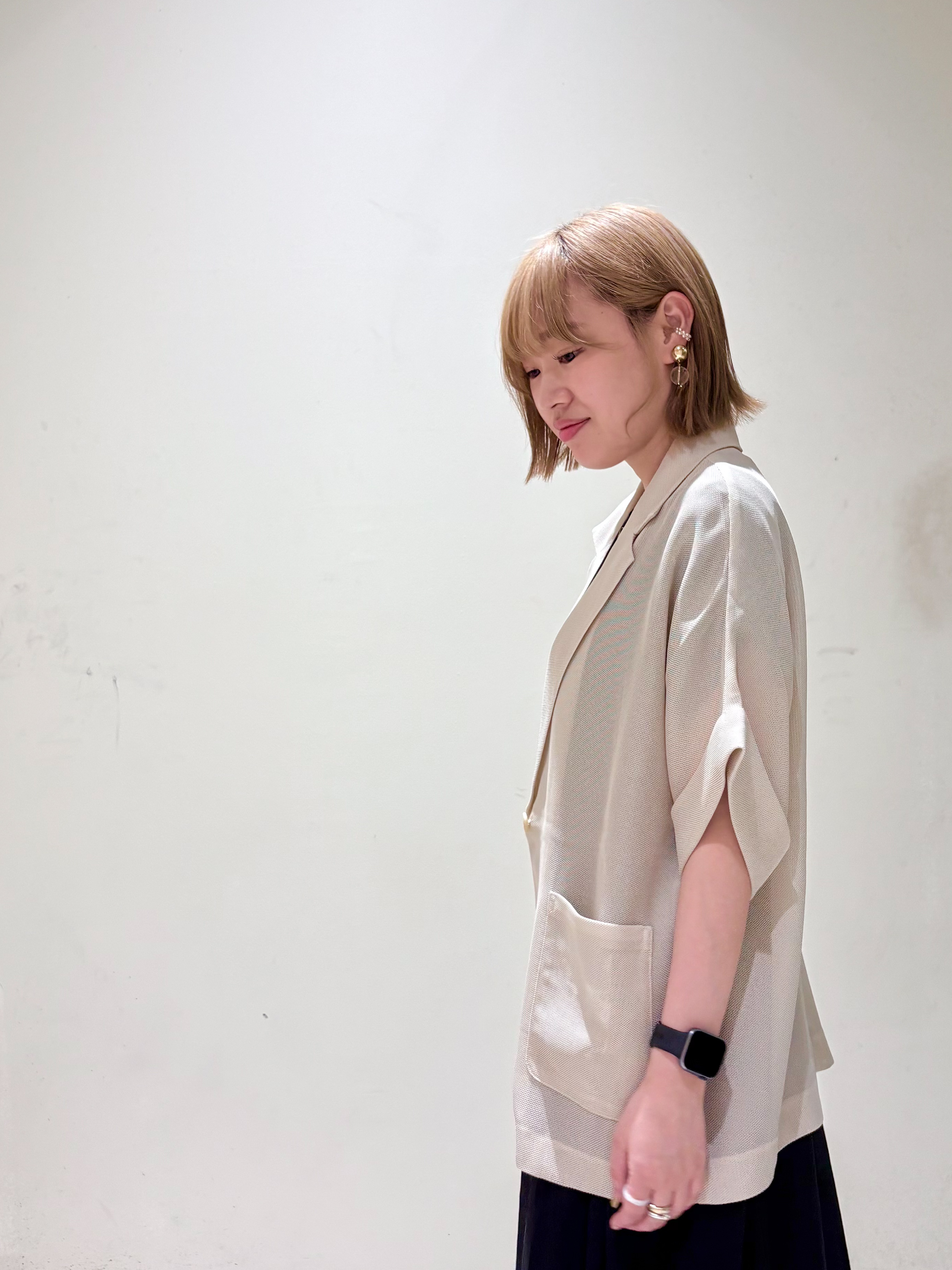 みきちぃさんの「OPAQUE.CLIP｜メッシュテーラードジャケット【洗濯機OK】」を使ったコーディネート