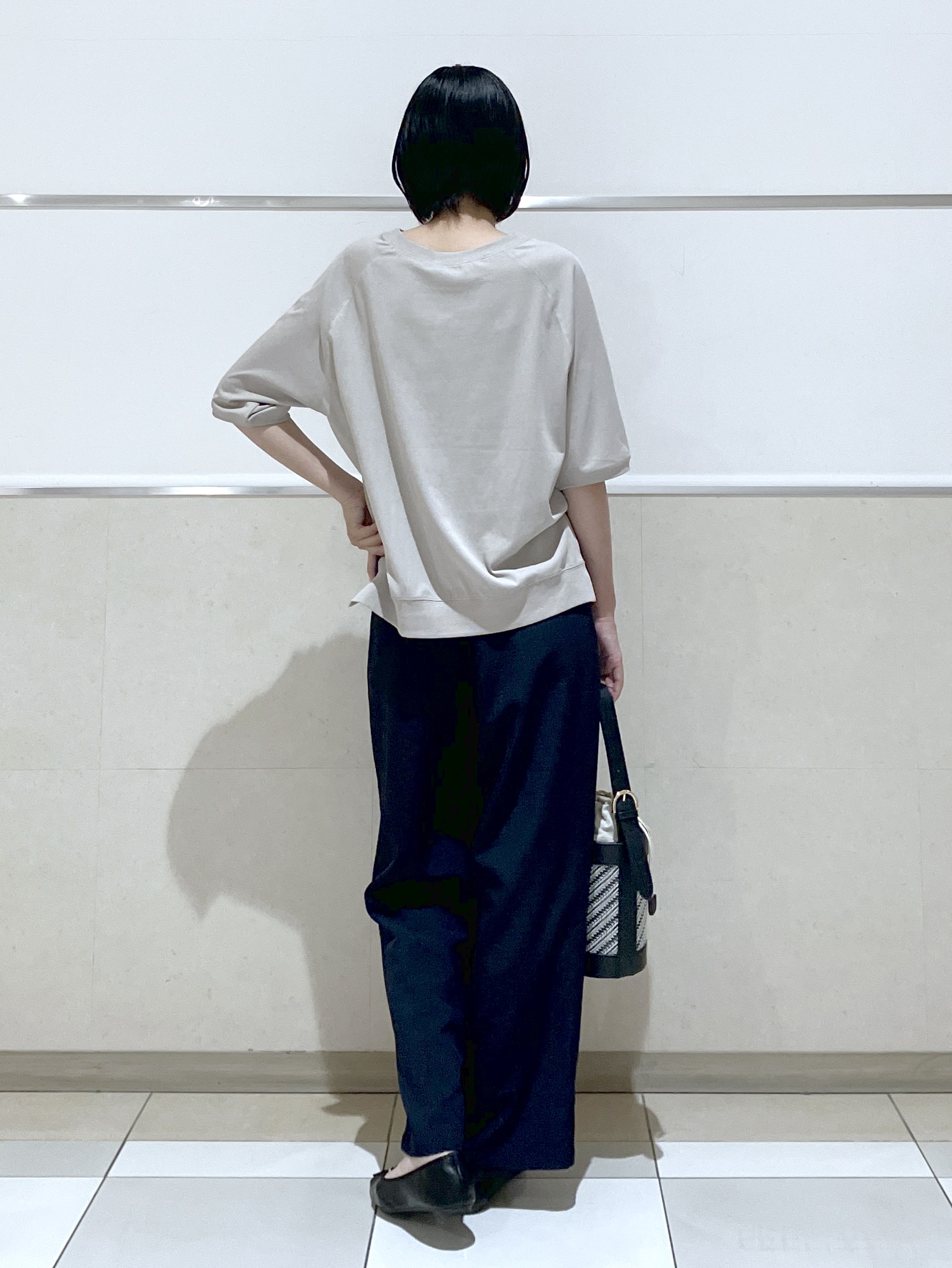 eriko さんの「Dessin｜【UVカット/接触冷感】フォルムカットソー5分袖」を使ったコーディネート