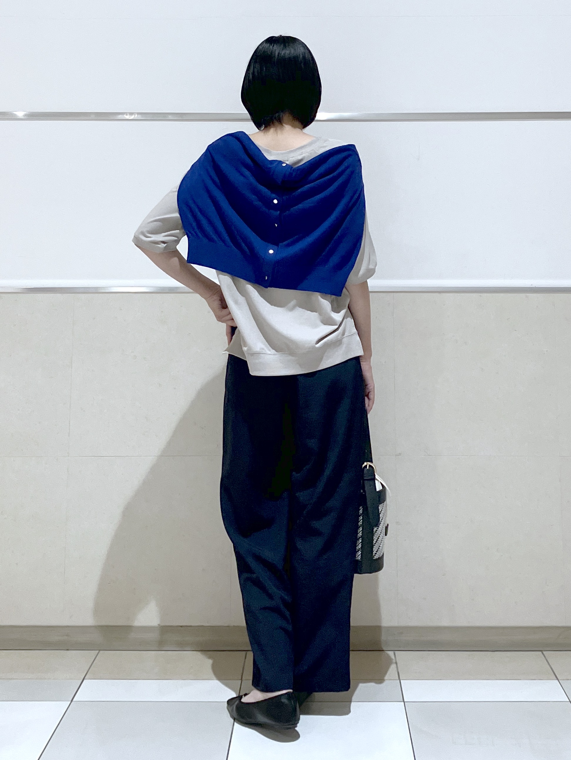 eriko さんの「Dessin｜【UVカット/接触冷感】フォルムカットソー5分袖」を使ったコーディネート