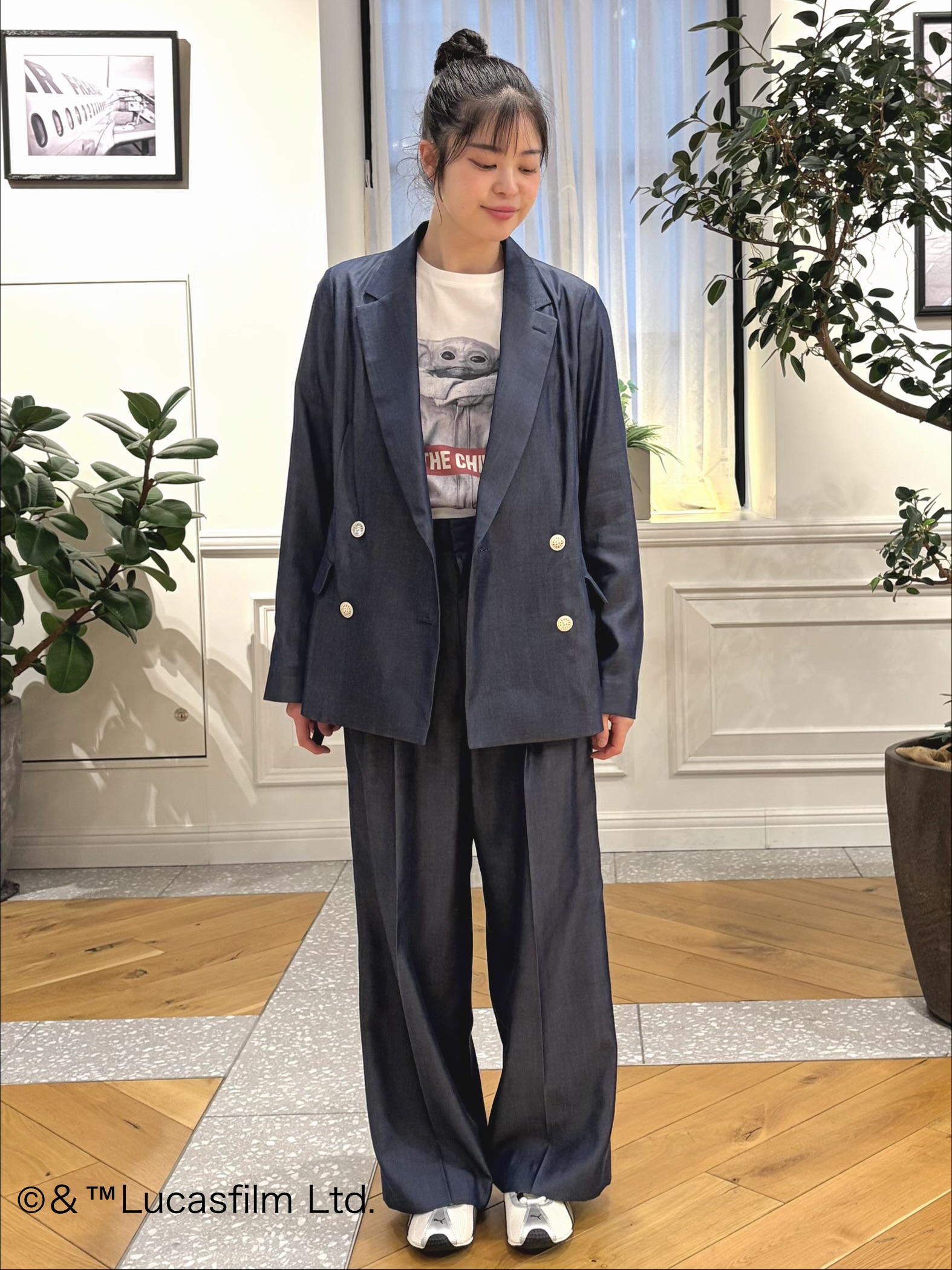pupiさんの「DRESSTERIOR｜【otonaMUSE5月号掲載/セットアップ可】テンセルデニムダブルジャケット」を使ったコーディネート