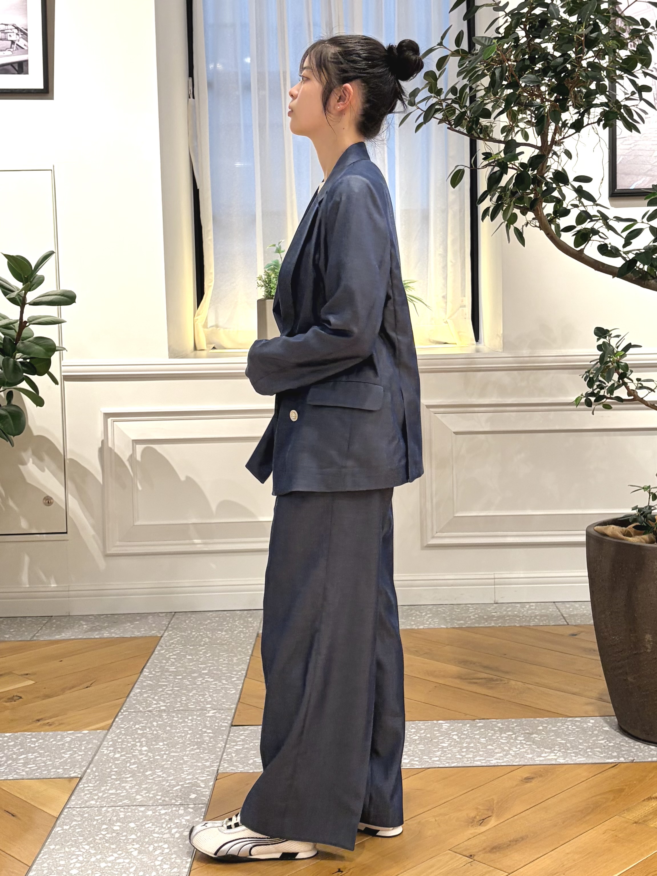 pupiさんの「DRESSTERIOR｜【otonaMUSE5月号掲載/セットアップ可】テンセルデニムダブルジャケット」を使ったコーディネート
