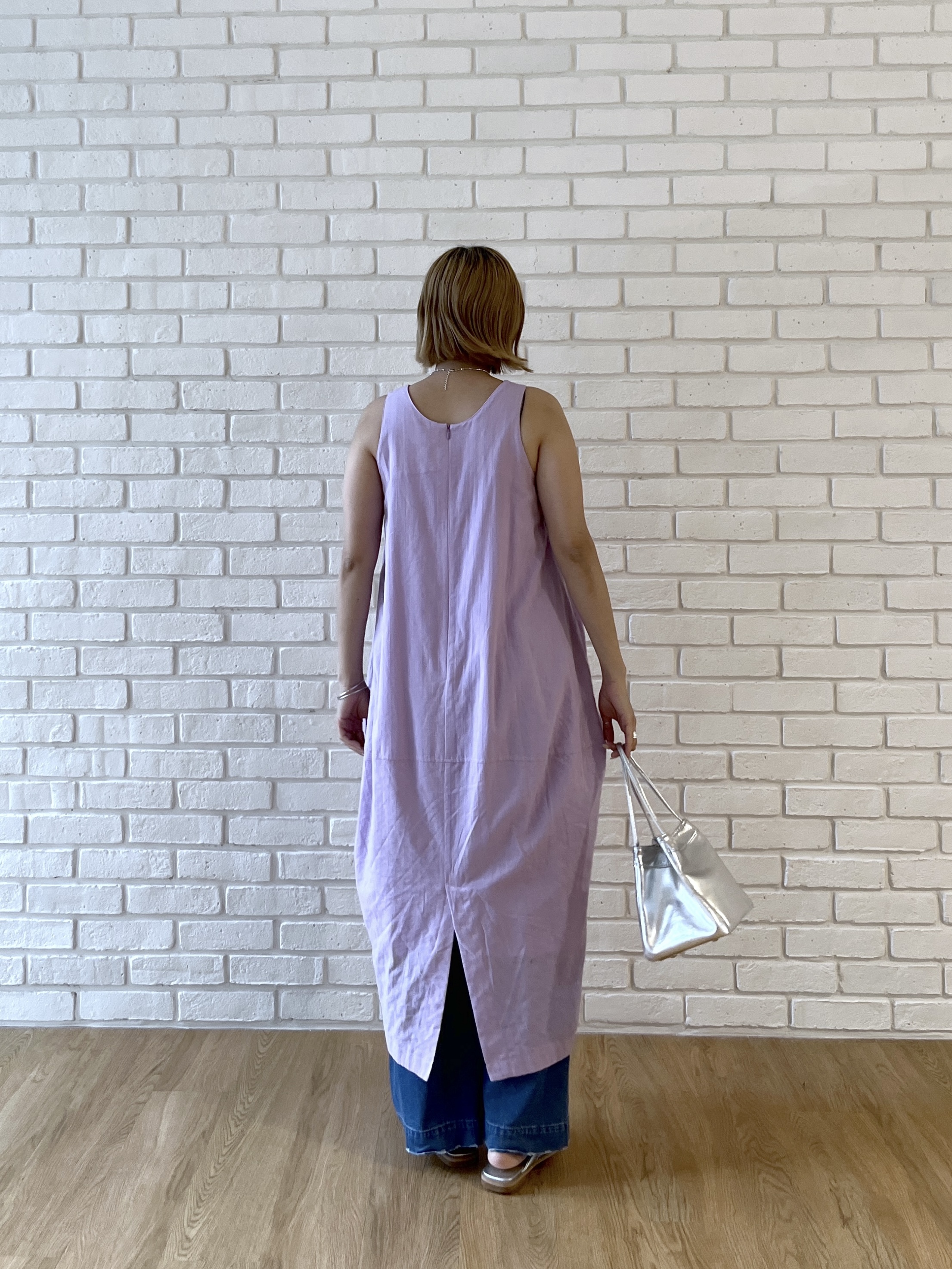 Harukaさんの「INDIVI｜ミニマルコクーンワンピース」を使ったコーディネート