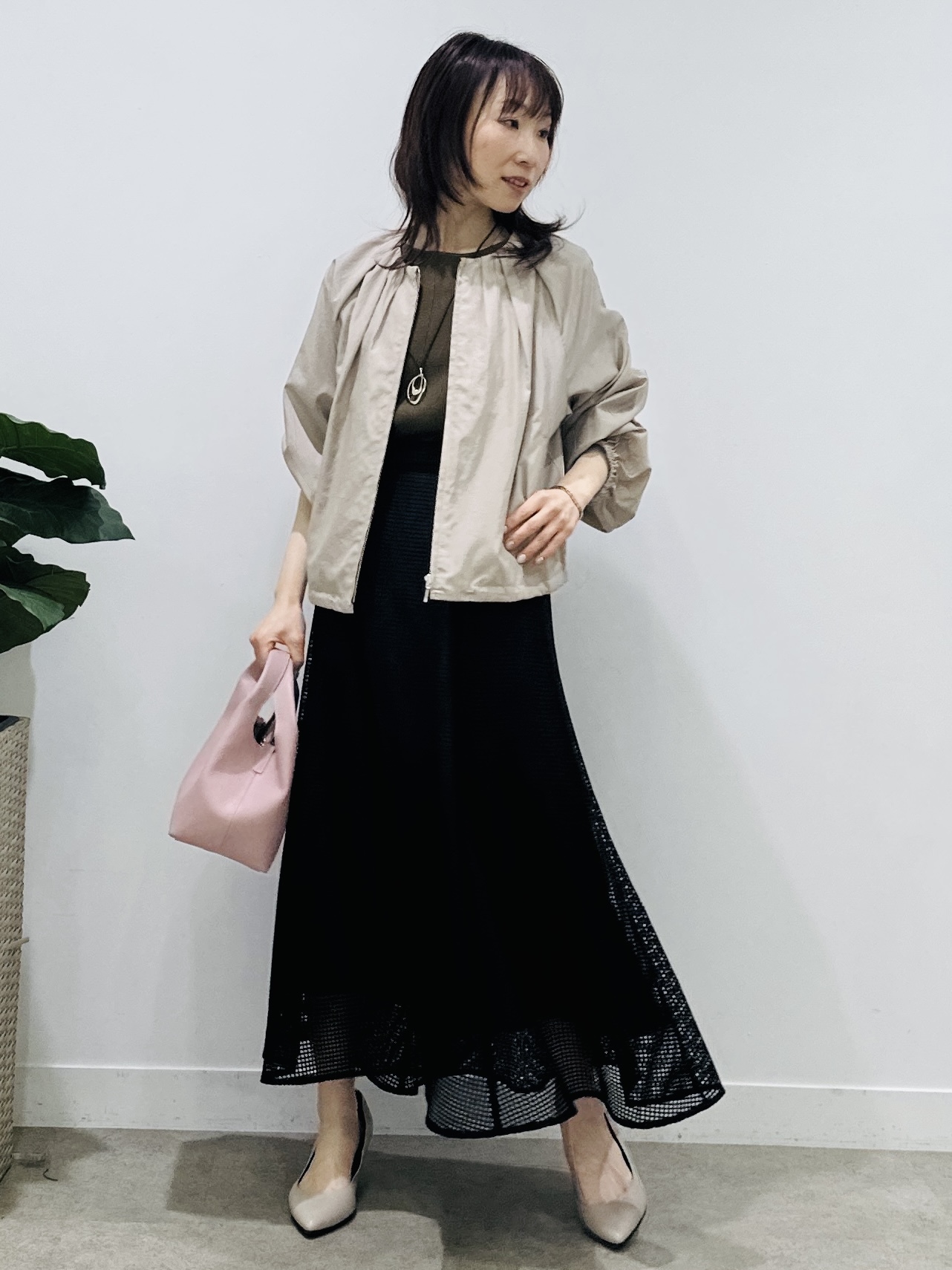 Miwaさんの「UNTITLED｜【洗える】エレガンススリーブニット」を使ったコーディネート