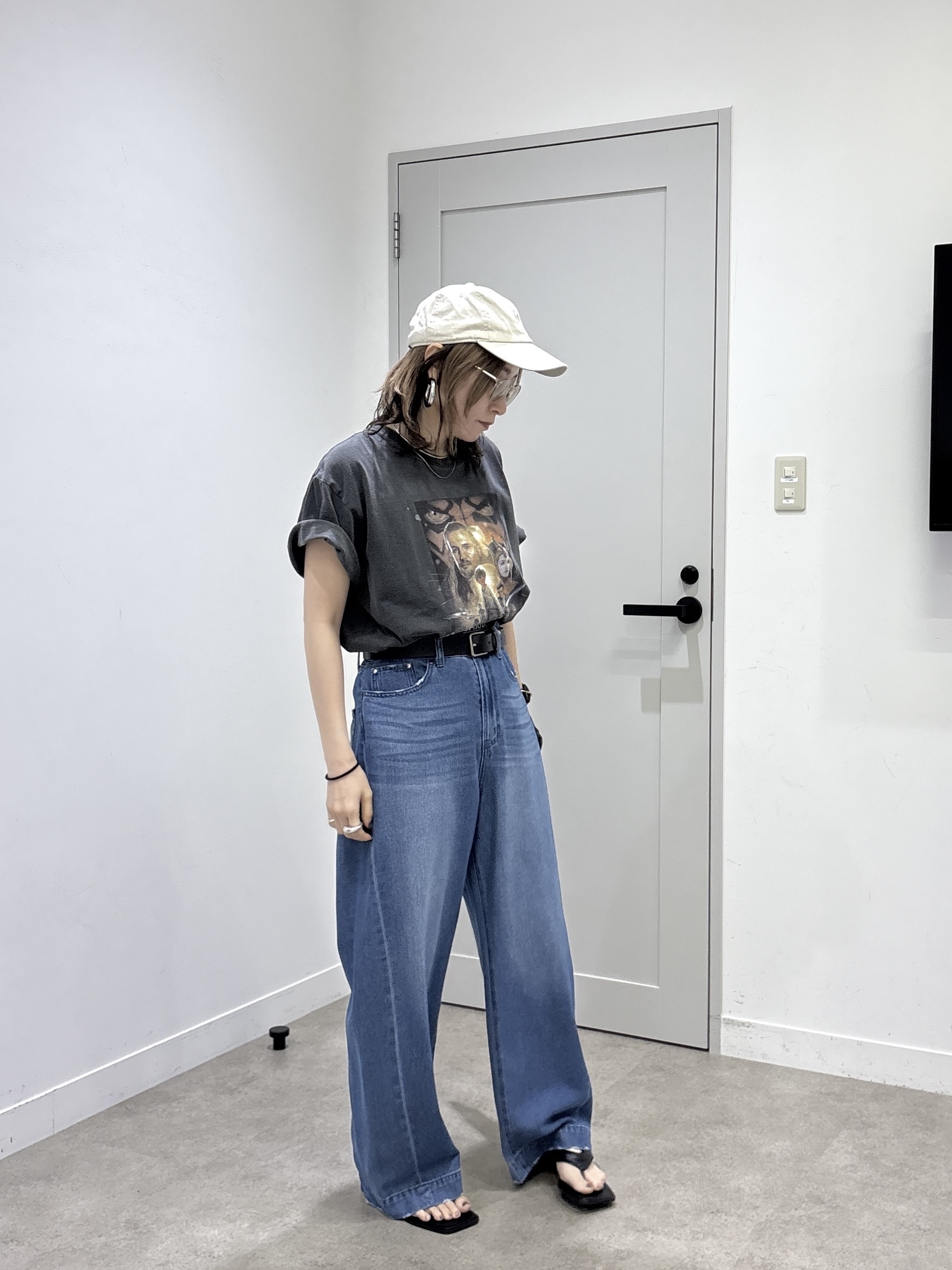 kotakiさんの「INDIVI｜【GOODROCKSPEED】STAR WARS EPISODE I ／ Print T－Shirt」を使ったコーディネート