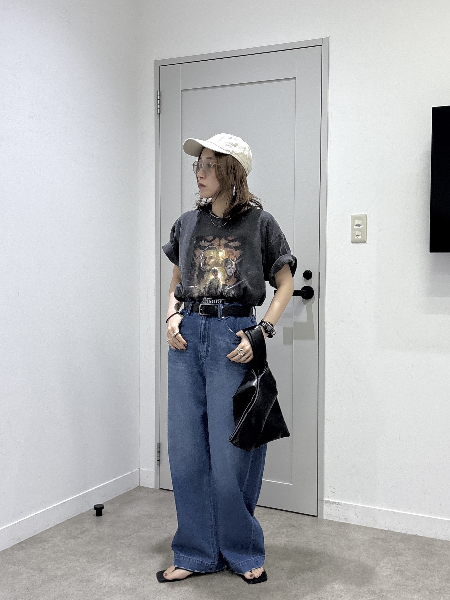 kotakiさんの「INDIVI｜【GOODROCKSPEED】STAR WARS EPISODE I ／ Print T－Shirt」を使ったコーディネート