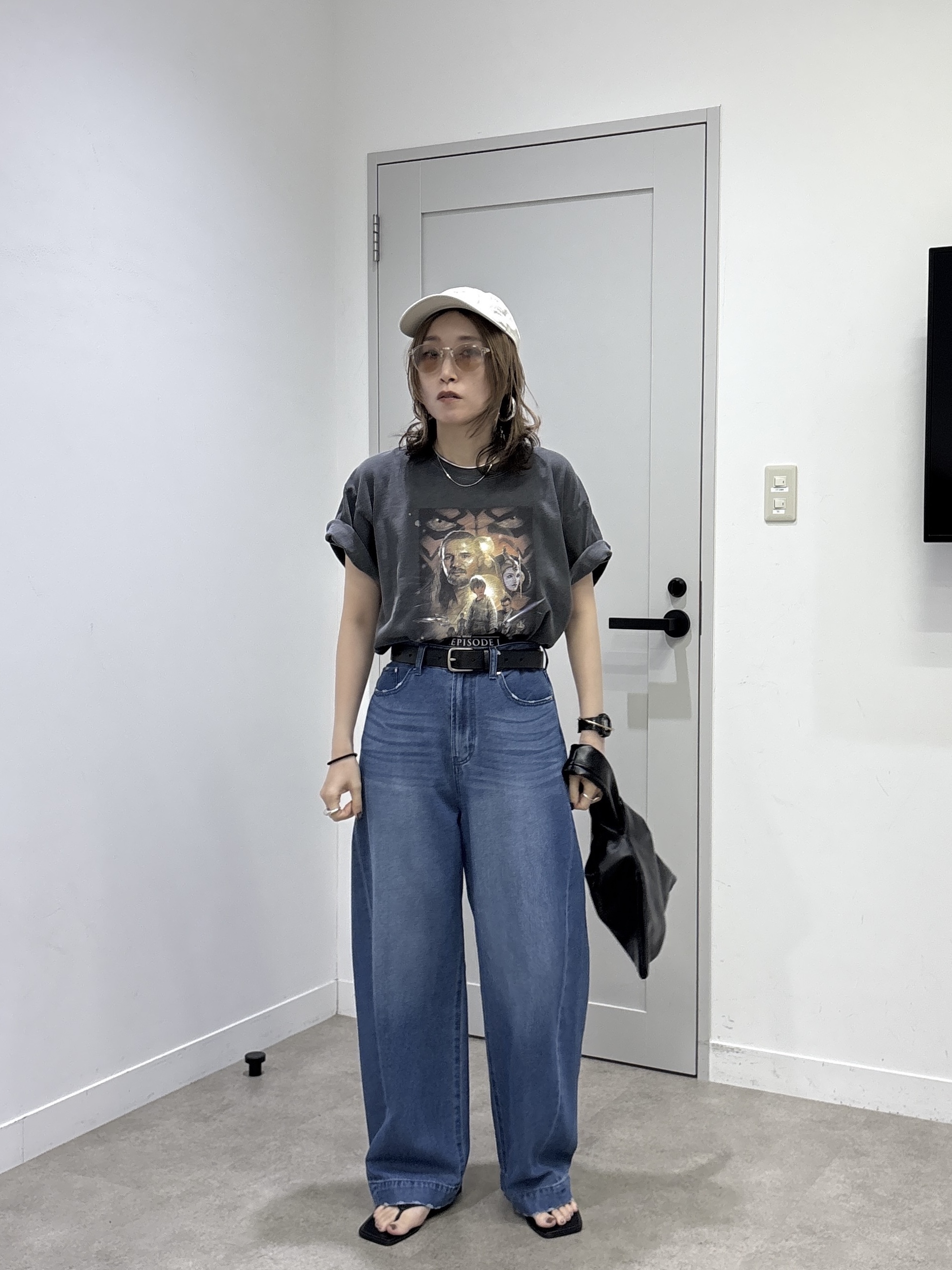 kotakiさんの「INDIVI｜【GOODROCKSPEED】STAR WARS EPISODE I ／ Print T－Shirt」を使ったコーディネート