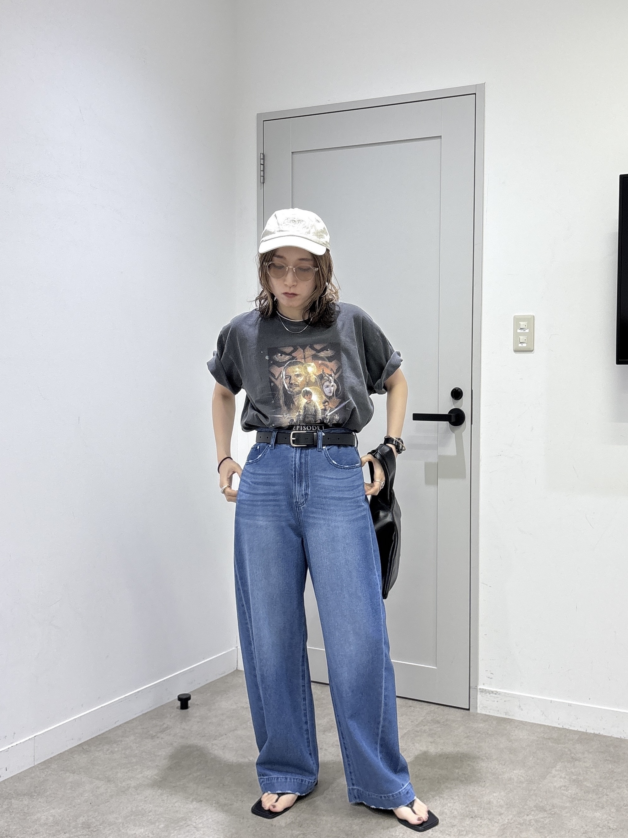 kotakiさんの「INDIVI｜【GOODROCKSPEED】STAR WARS EPISODE I ／ Print T－Shirt」を使ったコーディネート