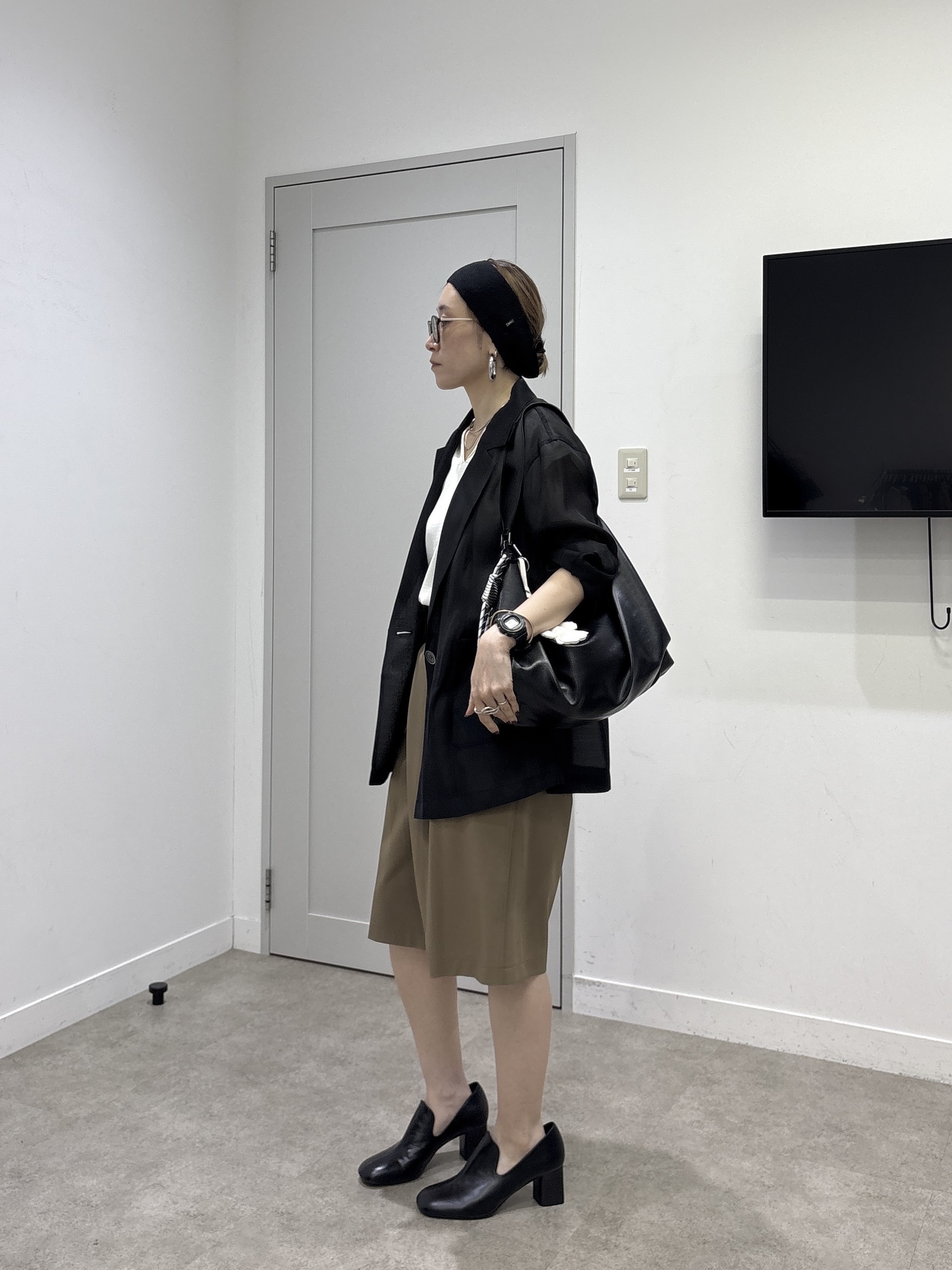 kotakiさんの「INDIVI｜【接触冷感/通気性】シアーシャツジャケット」を使ったコーディネート