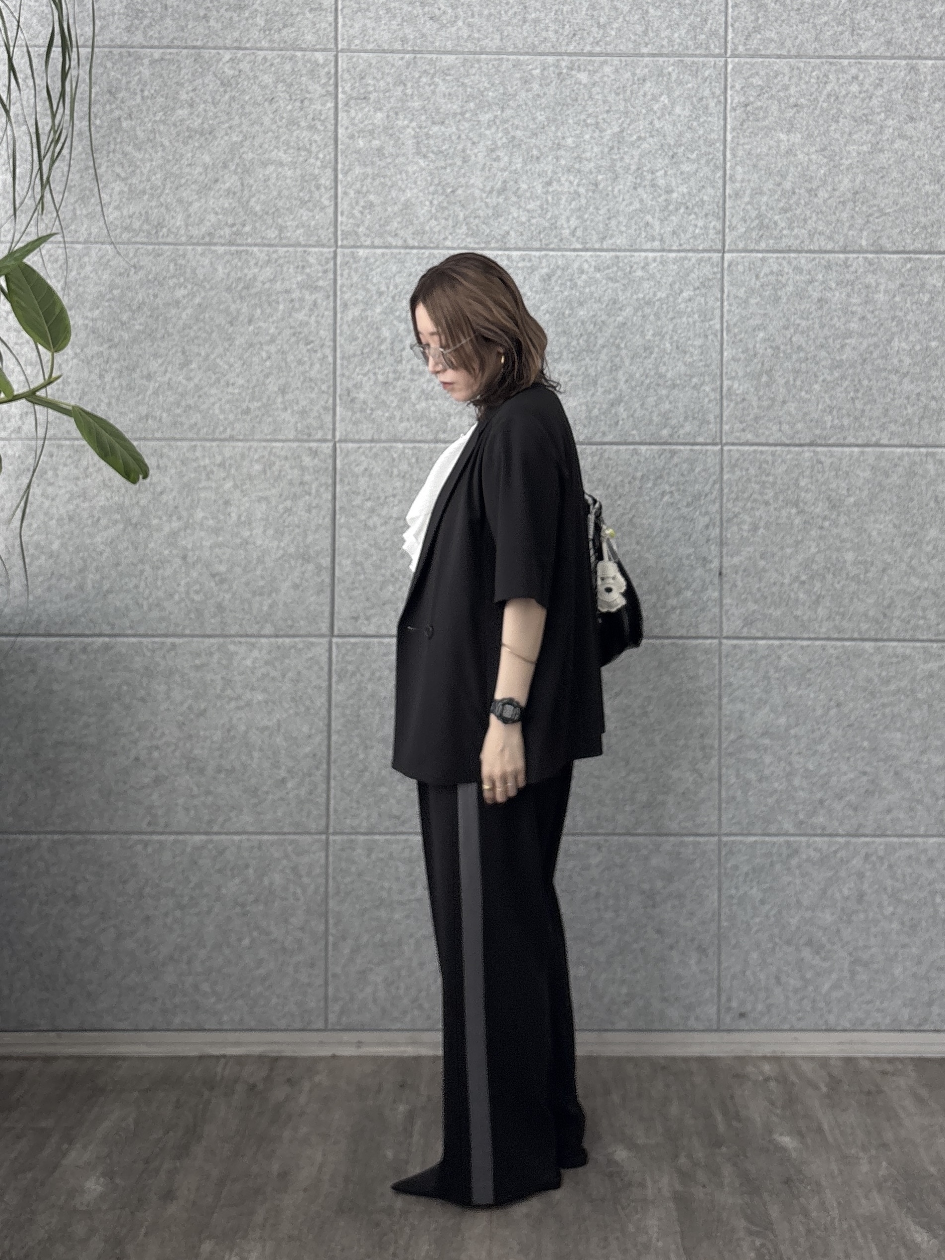 kotakiさんの「INDIVI｜Comfy SET UP｜ハーフスリーブジャケット【セットアップ対応／通勤／接触冷感／UVカット】」を使ったコーディネート