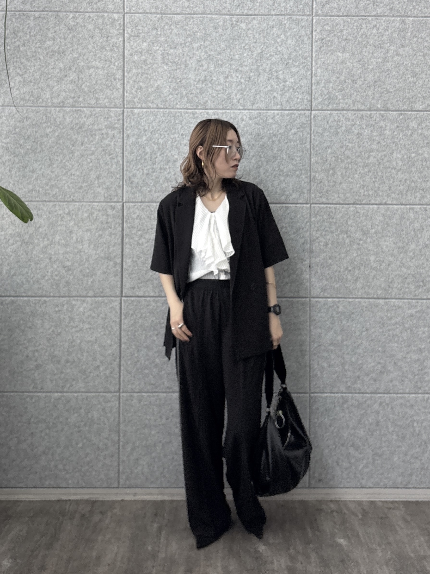 kotakiさんの「INDIVI｜Comfy SET UP｜ハーフスリーブジャケット【セットアップ対応／通勤／接触冷感／UVカット】」を使ったコーディネート