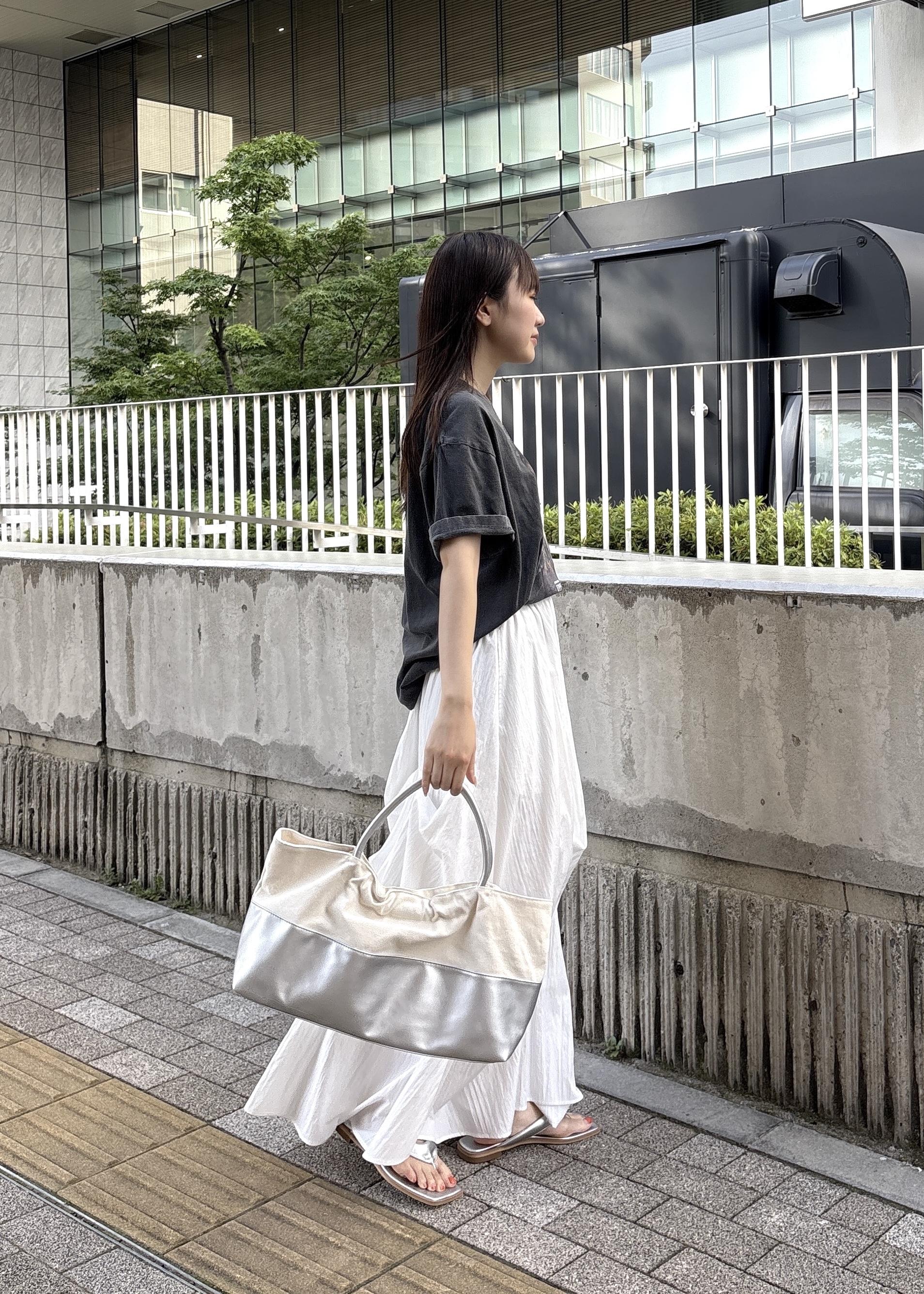 Renoさんの「INDIVI｜【GOODROCKSPEED】STAR WARS EPISODE I ／ Print T－Shirt」を使ったコーディネート