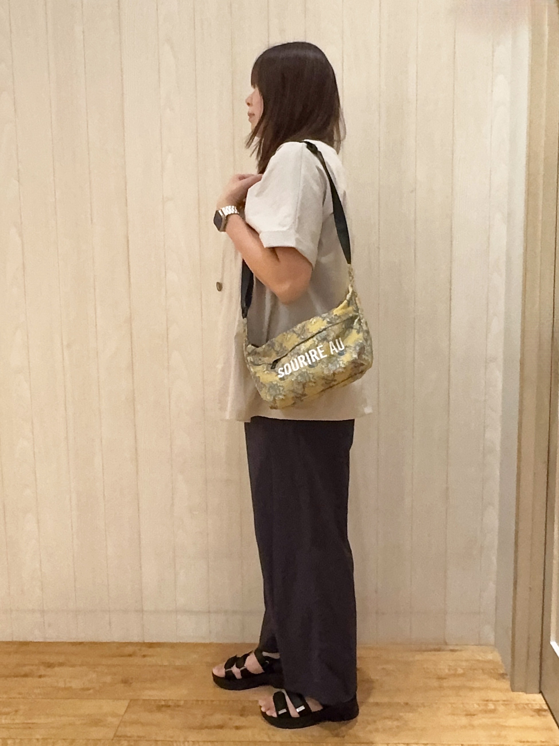 あーやさんの「SHOO･LA･RUE｜【高レビュー/洗濯機可/セットアップ可】軽凛(かろりん) 半袖ジャケット」を使ったコーディネート